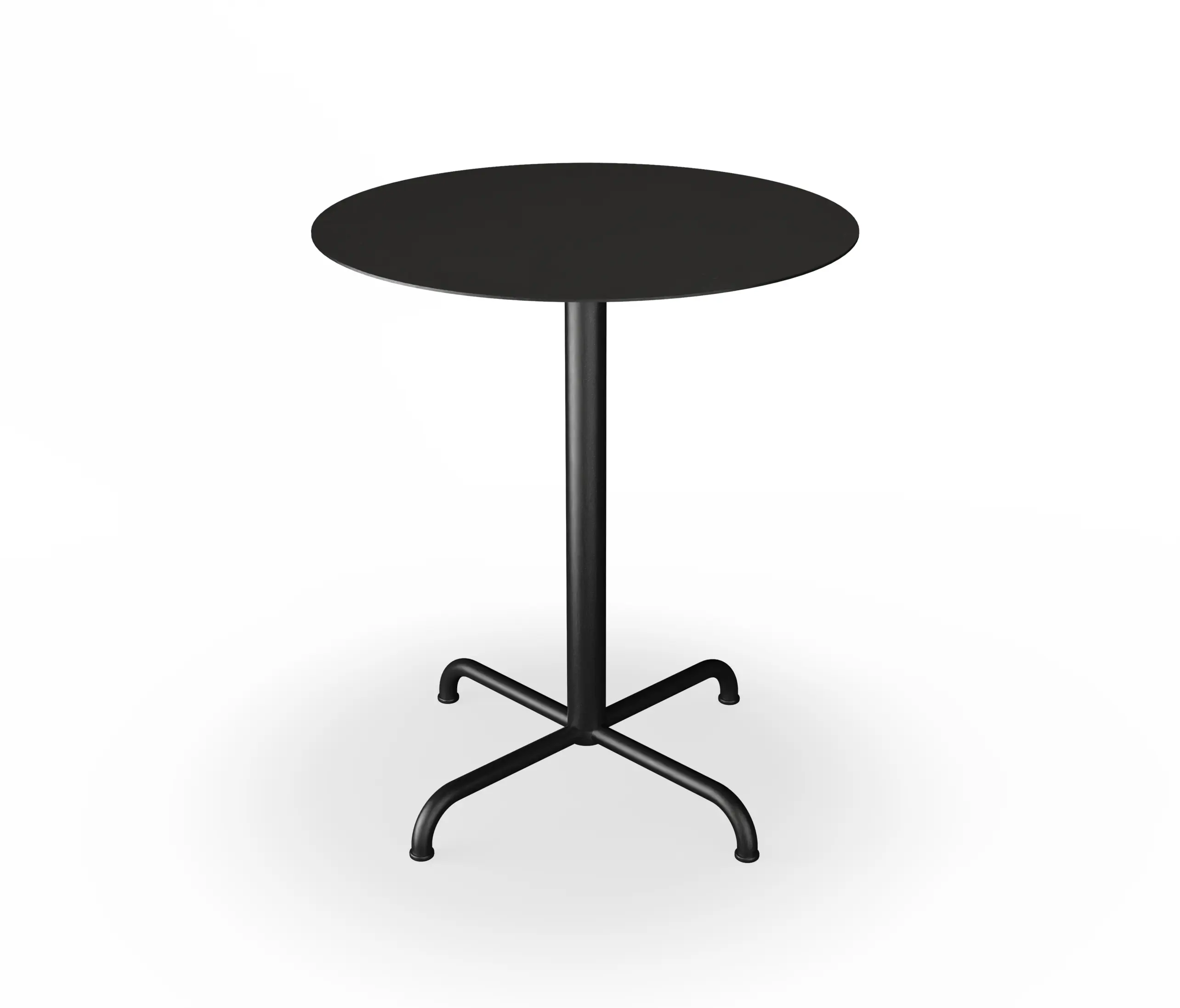 HOUE - PICO | Café Table with 4 star base Ø64 cm Black