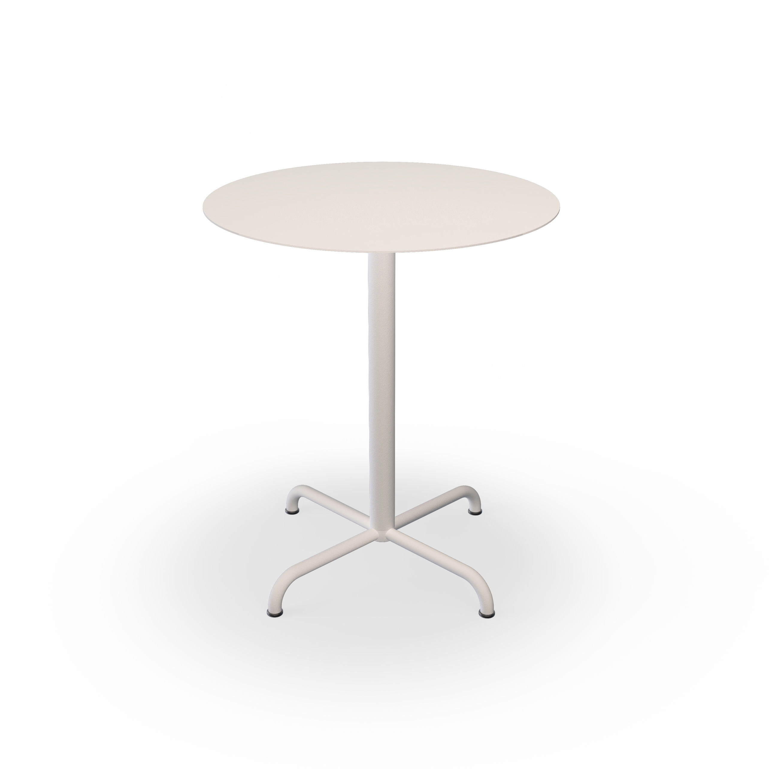 PICO | Café Table with 4 star base Ø64 cm Muted White