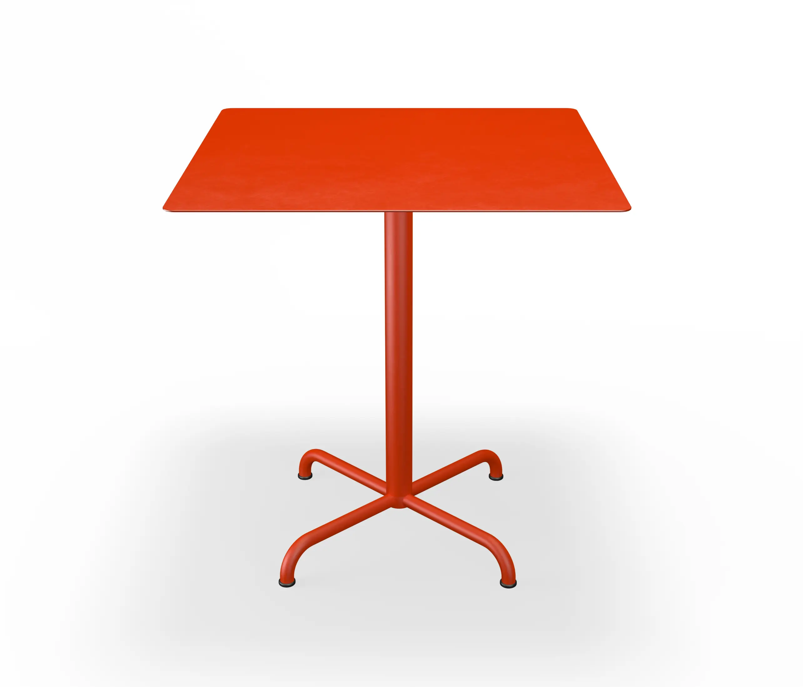 HOUE - PICO | Café Table with 4 star base 70x70 cm Cayenne