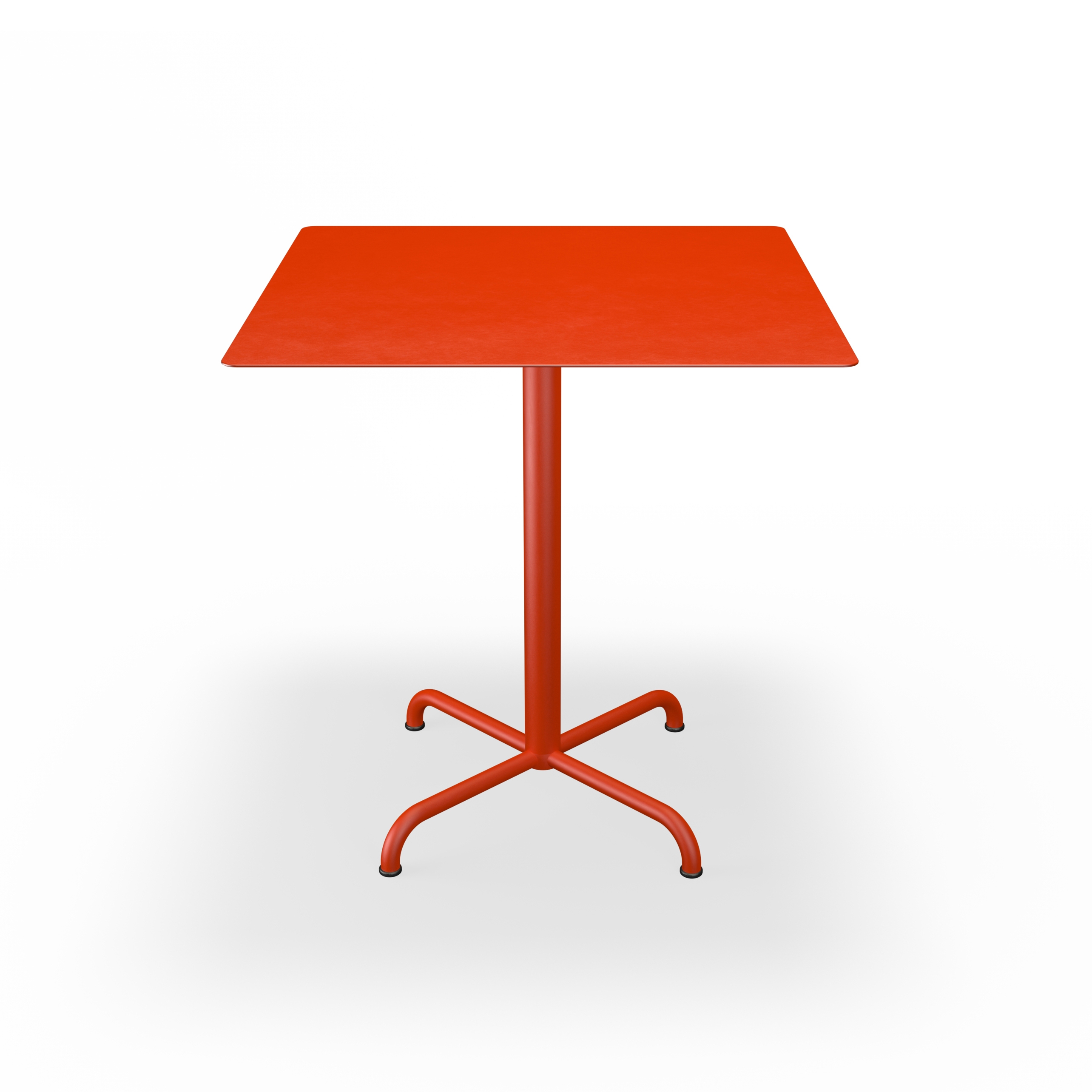 PICO | Café Table with 4 star base 70x70 cm Cayenne