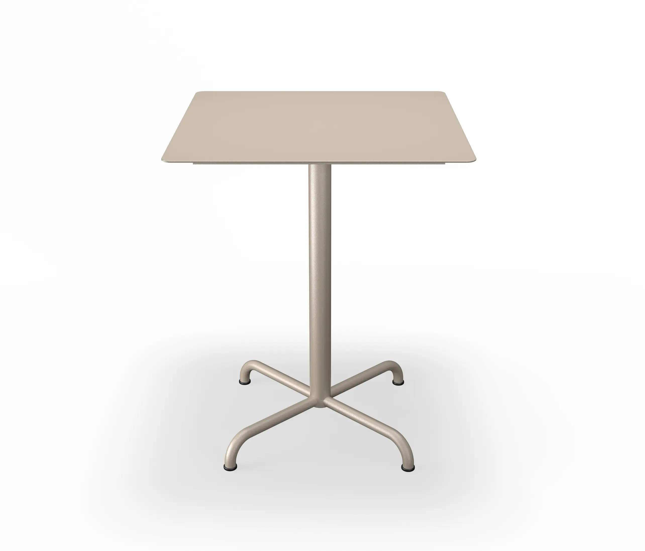 HOUE - PICO | Café Table with 4 star base 60x60 cm Beige