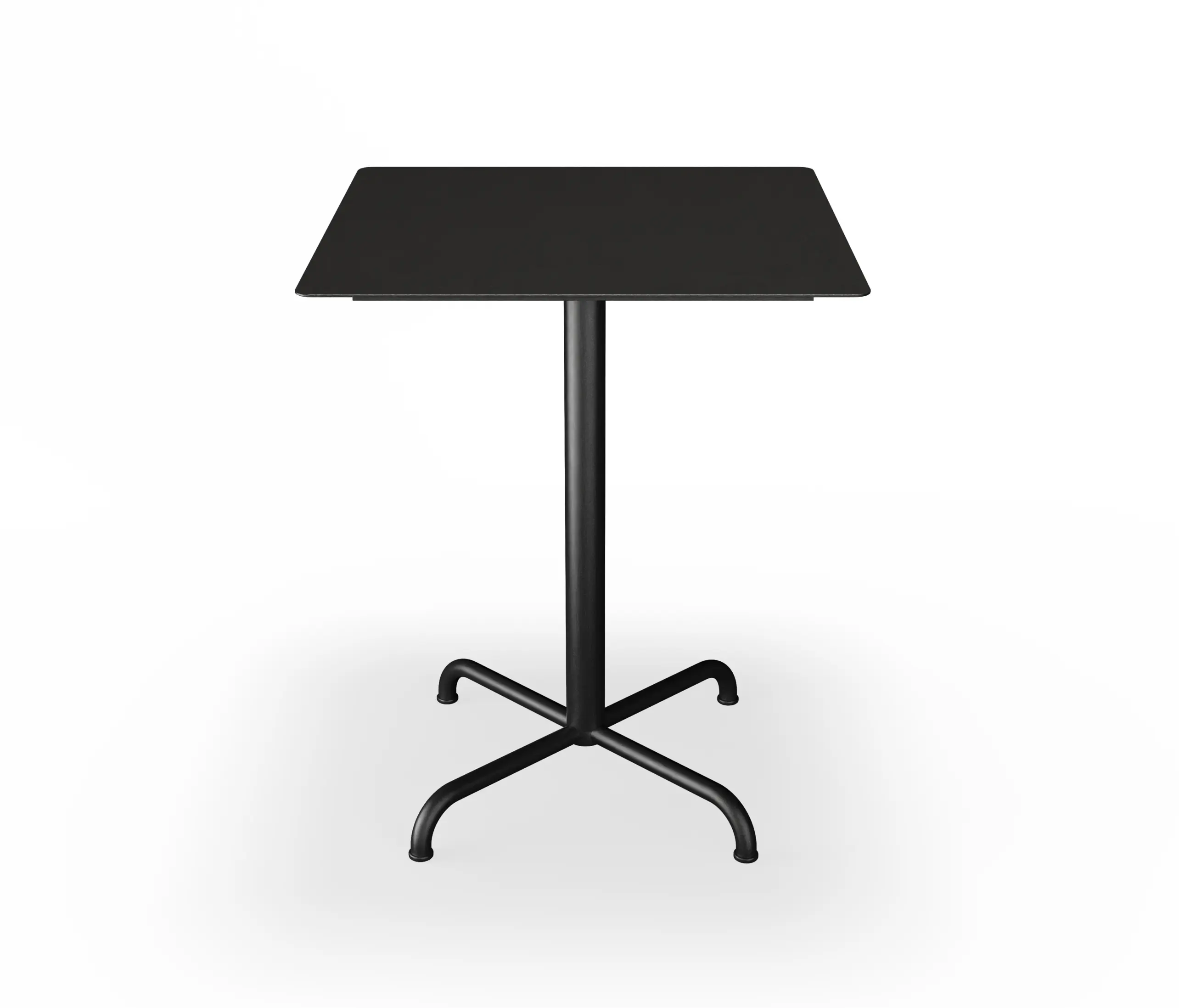HOUE - PICO | Café Table with 4 star base 60x60 cm Black