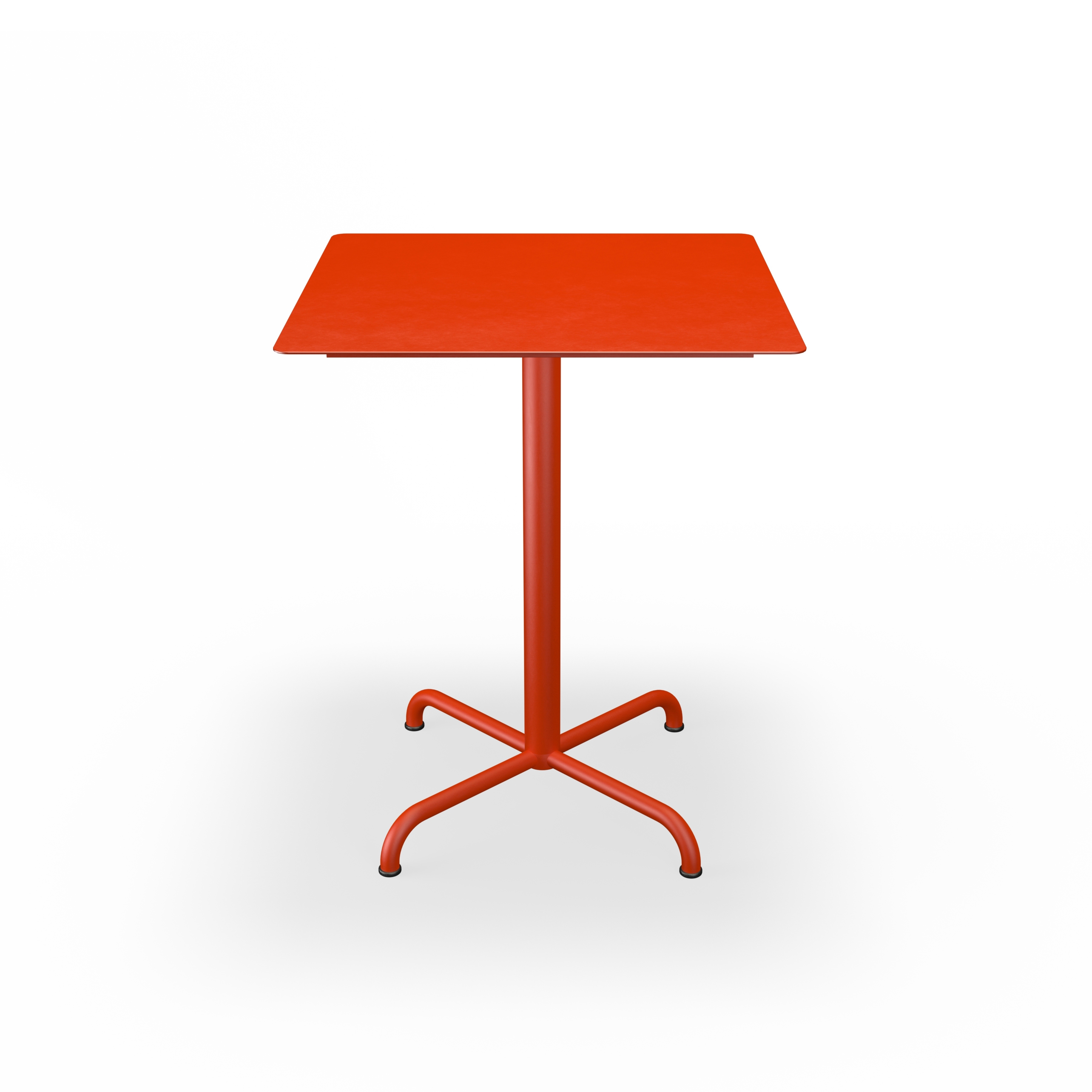 PICO | Café Table with 4 star base 60x60 cm Cayenne