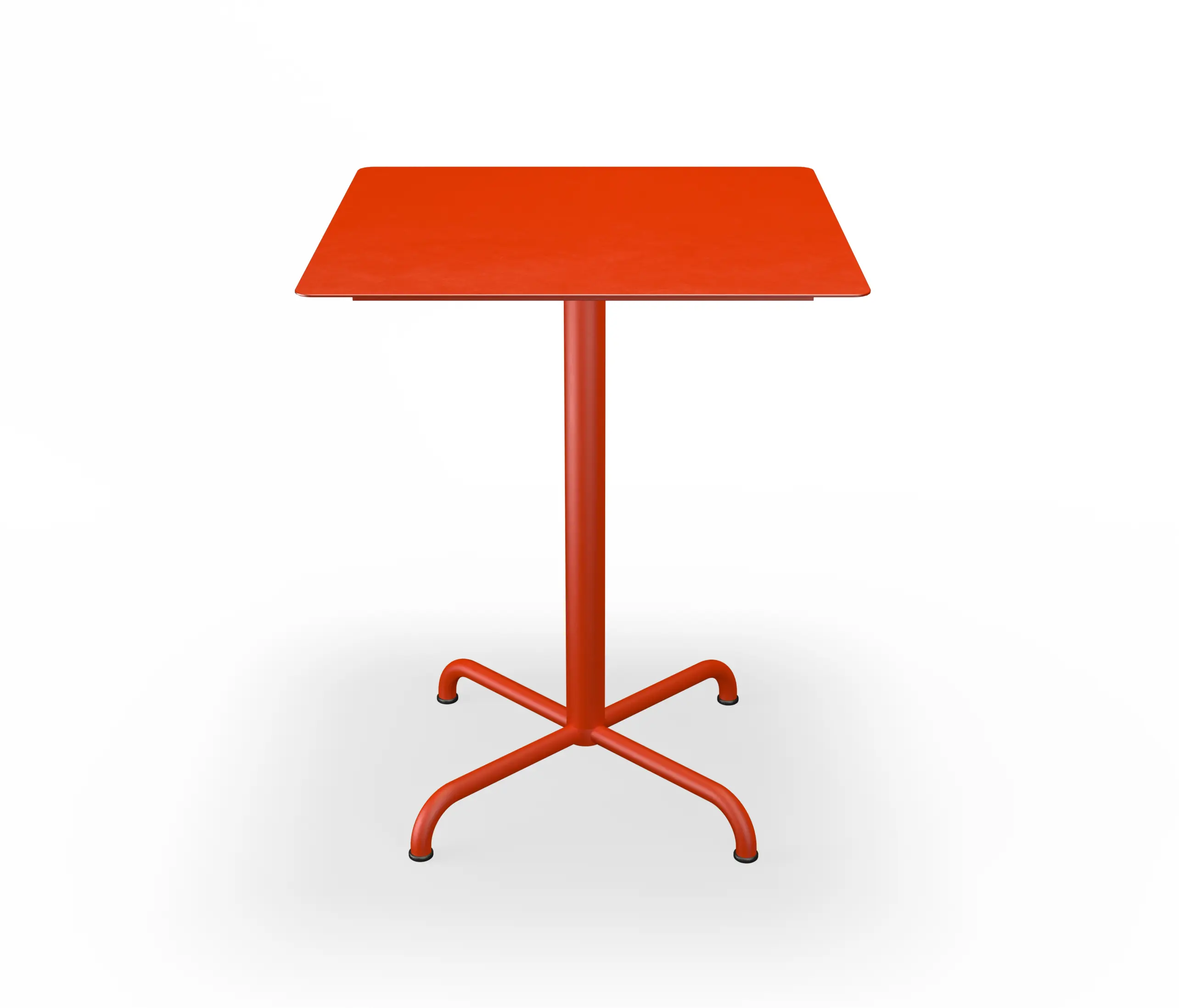 HOUE - PICO | Café Table with 4 star base 60x60 cm Cayenne