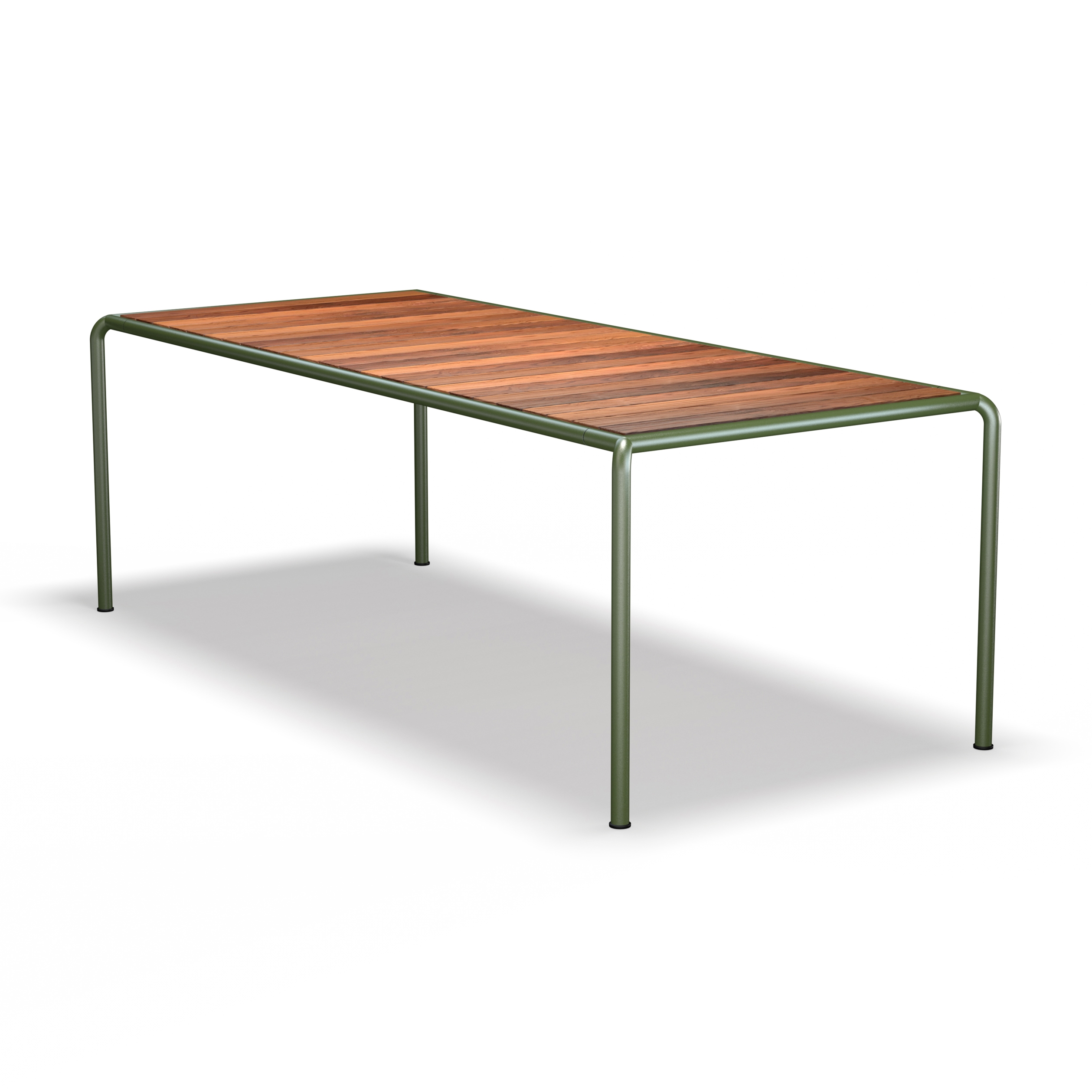 AVANTI | Dining Table 222x98 cm Thermo Ash Olive Green