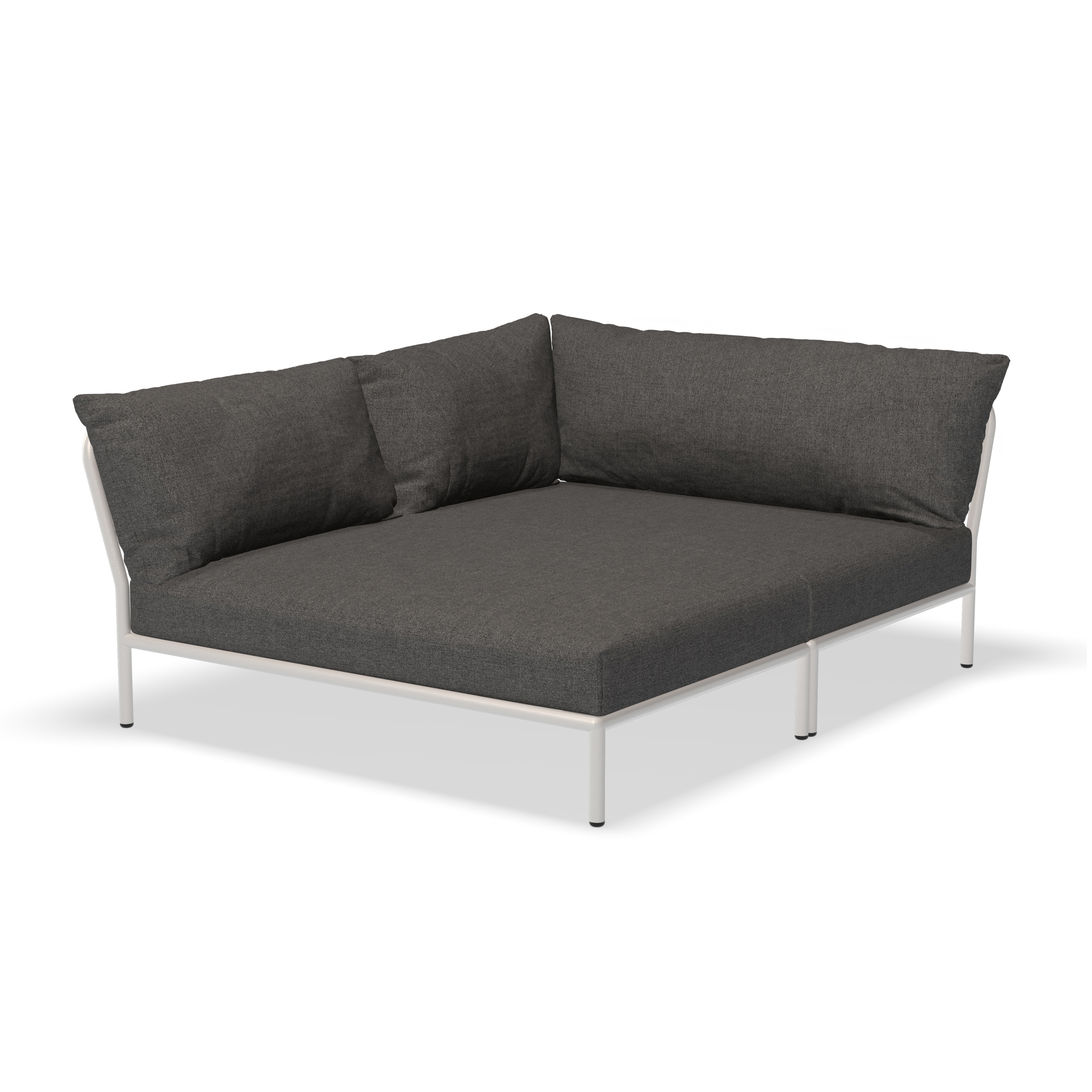 LEVEL 2 | Cozy Corner left Dark Grey Basic