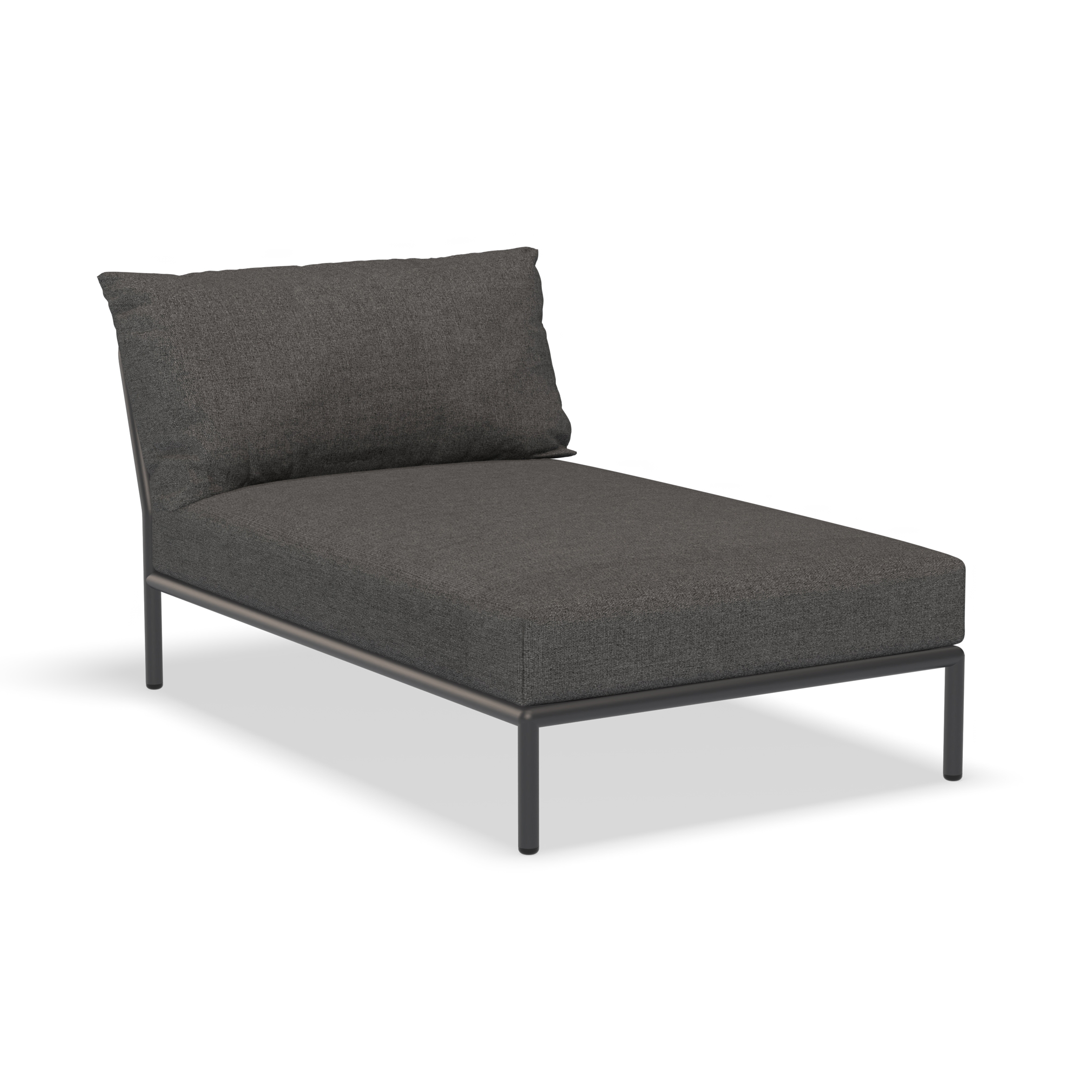 LEVEL 2 | Chaiselong Dark Grey Basic