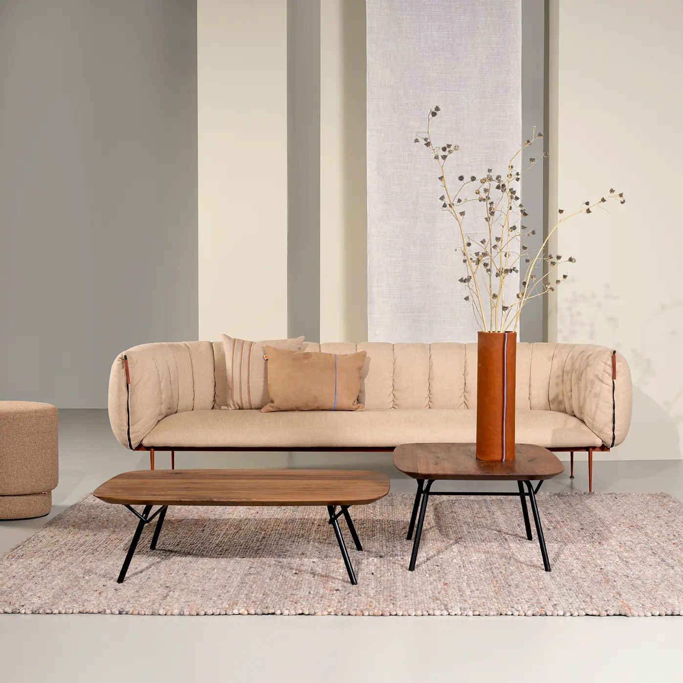 Jess - Puffer sofa