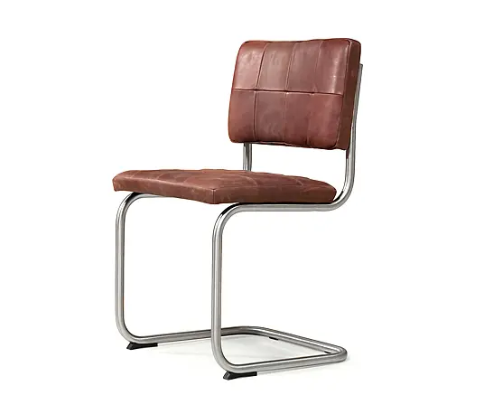 Jess - Nelson Brushed Stainless Steel without Arms