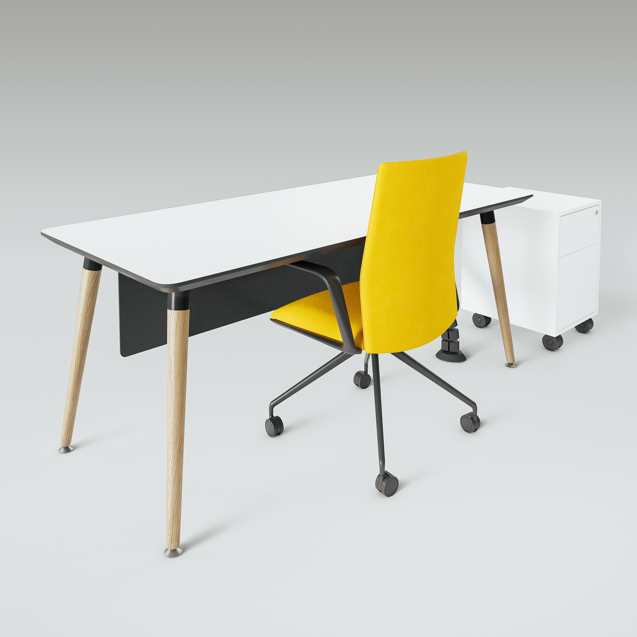 Afficher le produit Scando Single office desk du fabricant Ergolain
