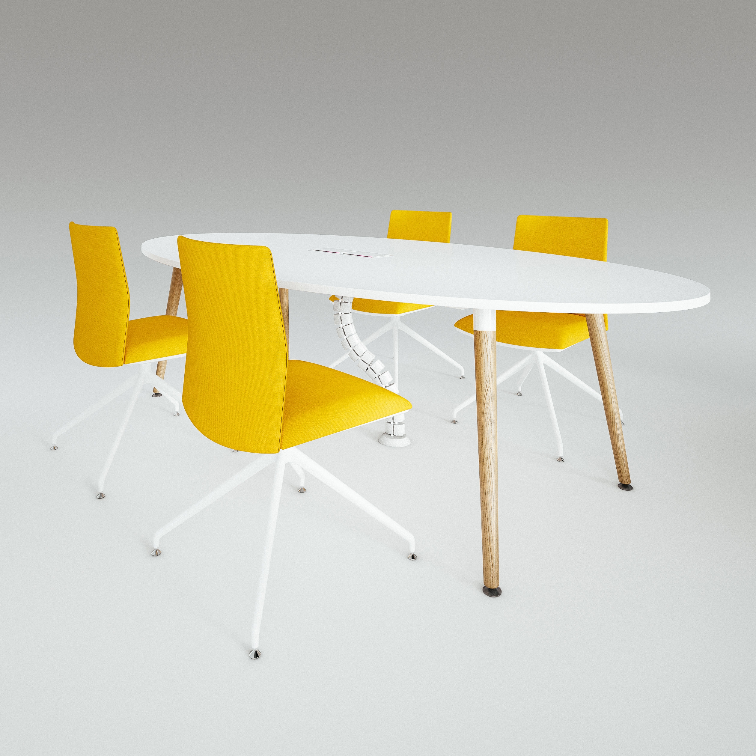 Afficher le produit Scando Oval conference tabale du fabricant Ergolain