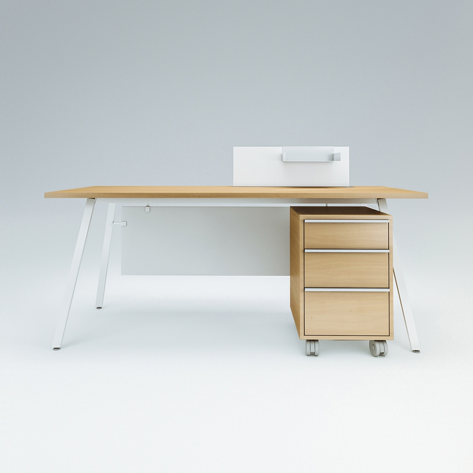 Mostrar el producto Vu Single office desk del fabricante Ergolain
