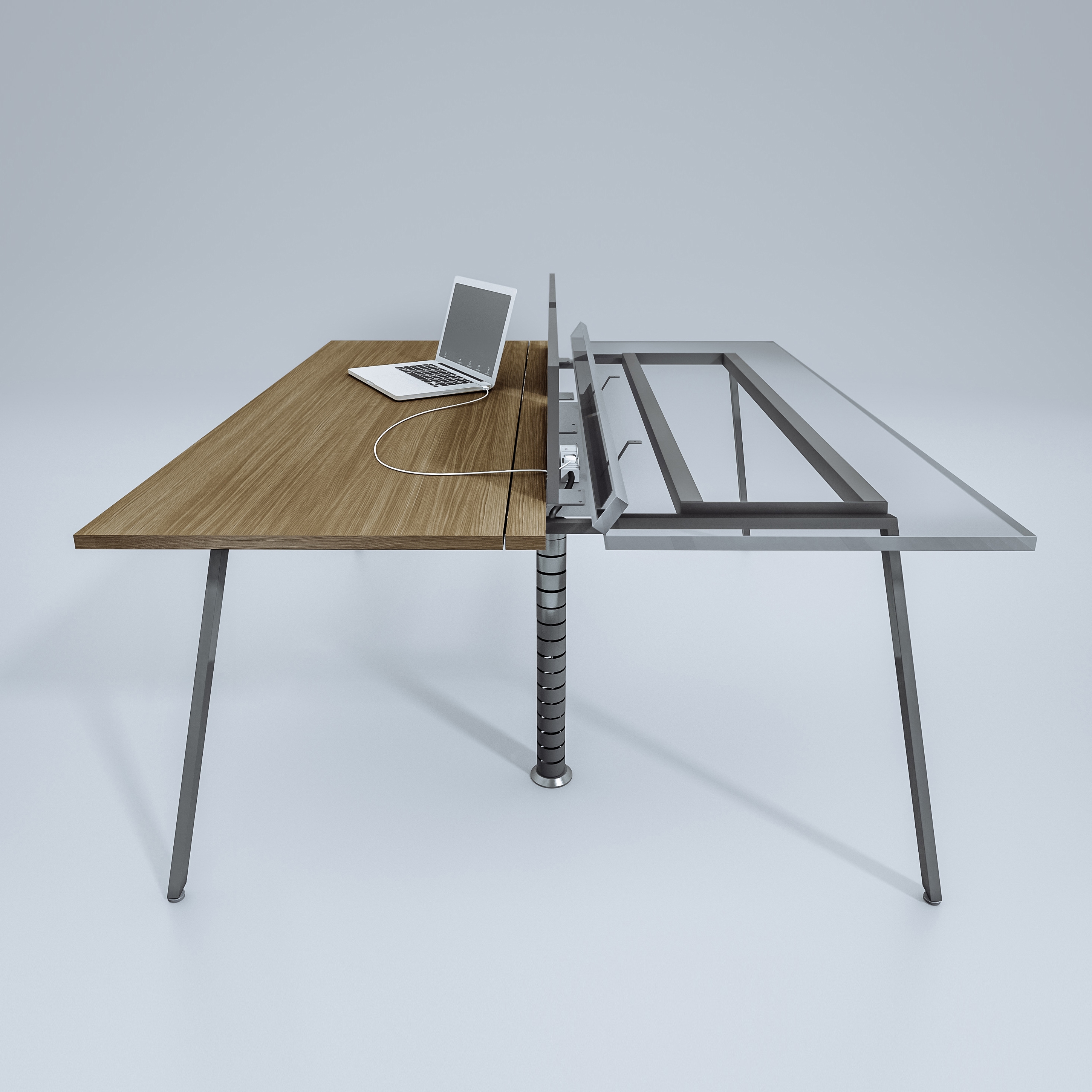 Afficher le produit Vu Two-seat office desk du fabricant Ergolain