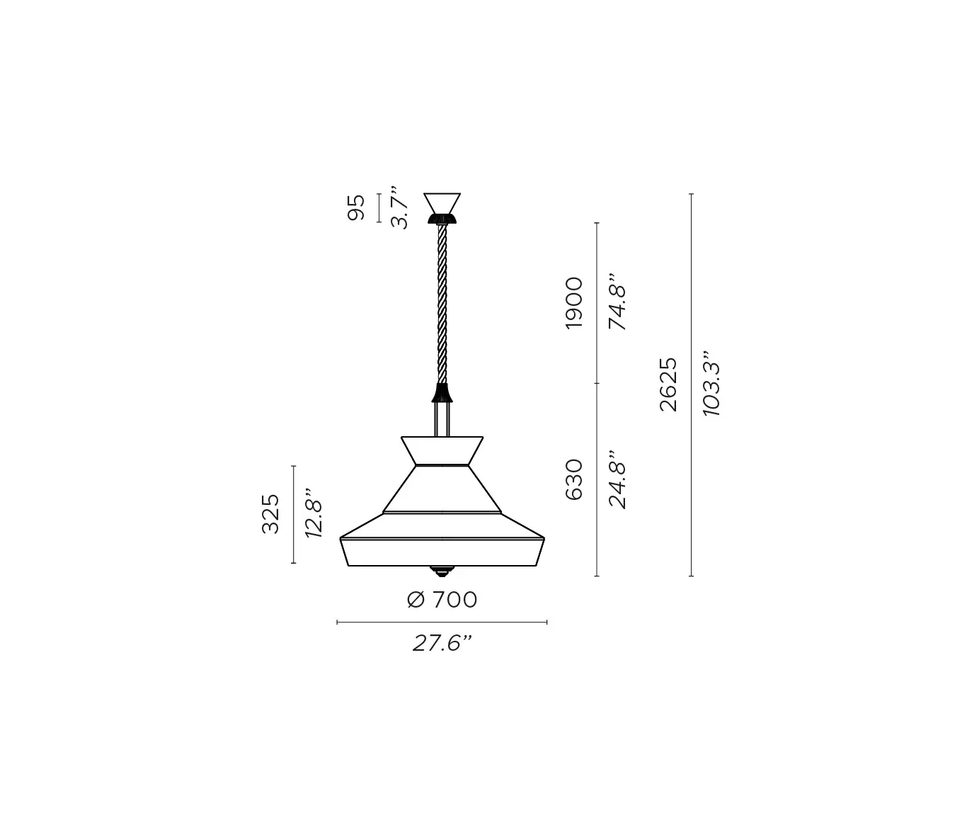 Contardi Lighting - CALYPSO SO XL GUADALOUPE
