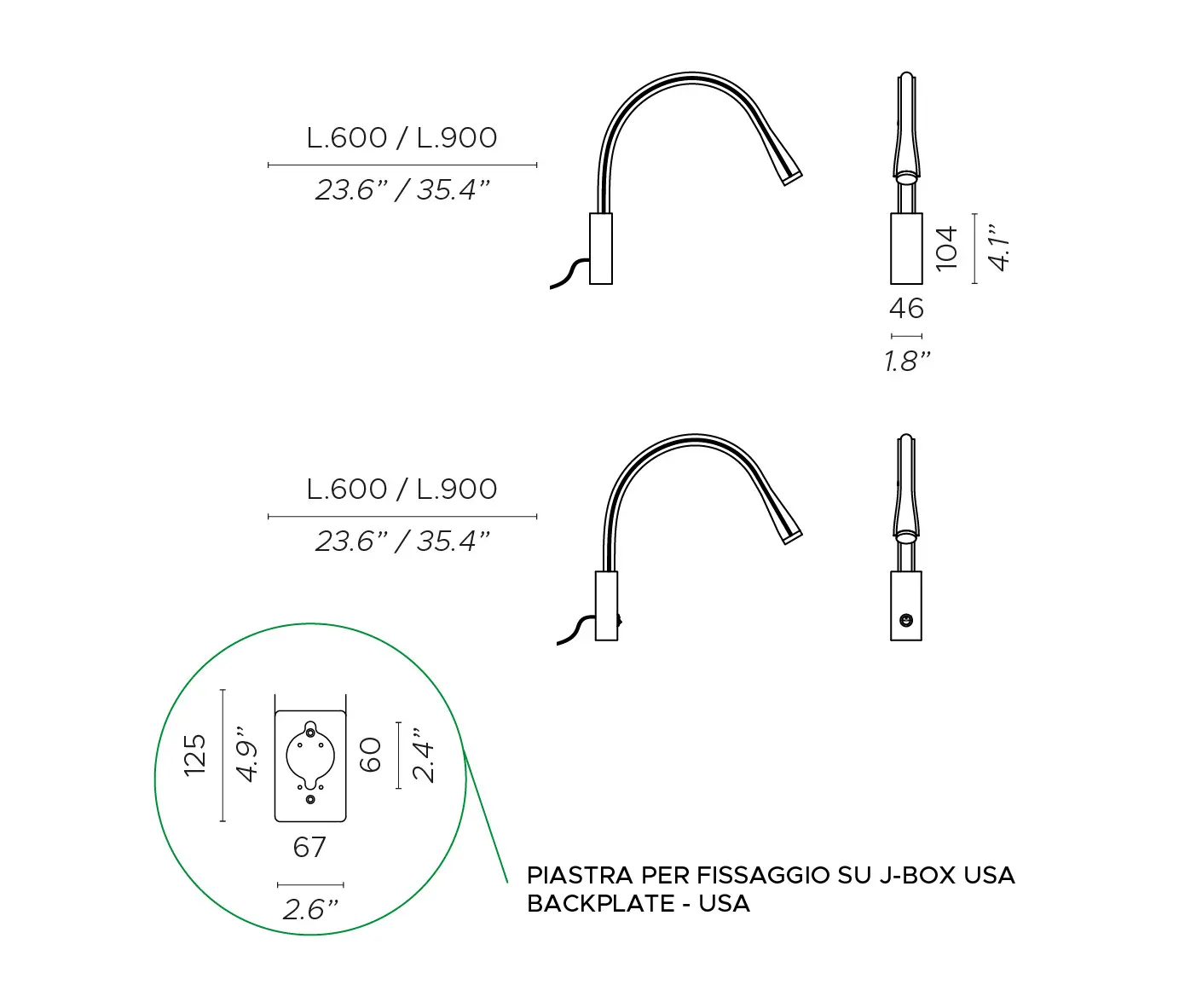 Contardi Lighting - FLEXILED AP