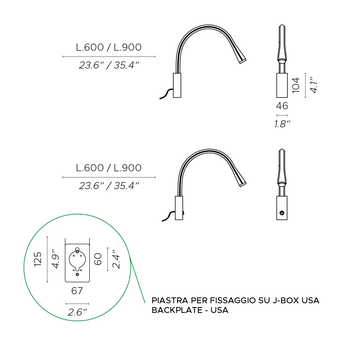 Contardi Lighting - FLEXILED AP
