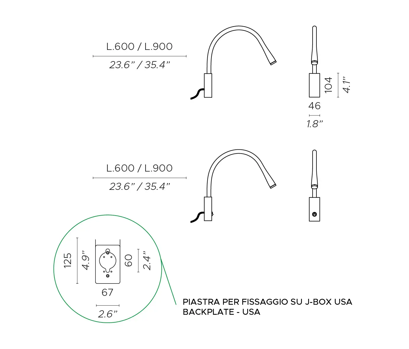 Contardi Lighting - FLEXILED AP