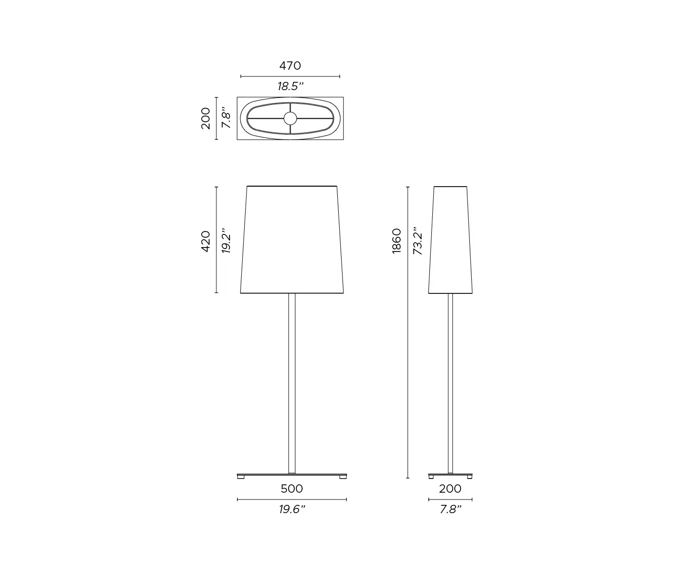 Contardi Lighting - OVALE FL