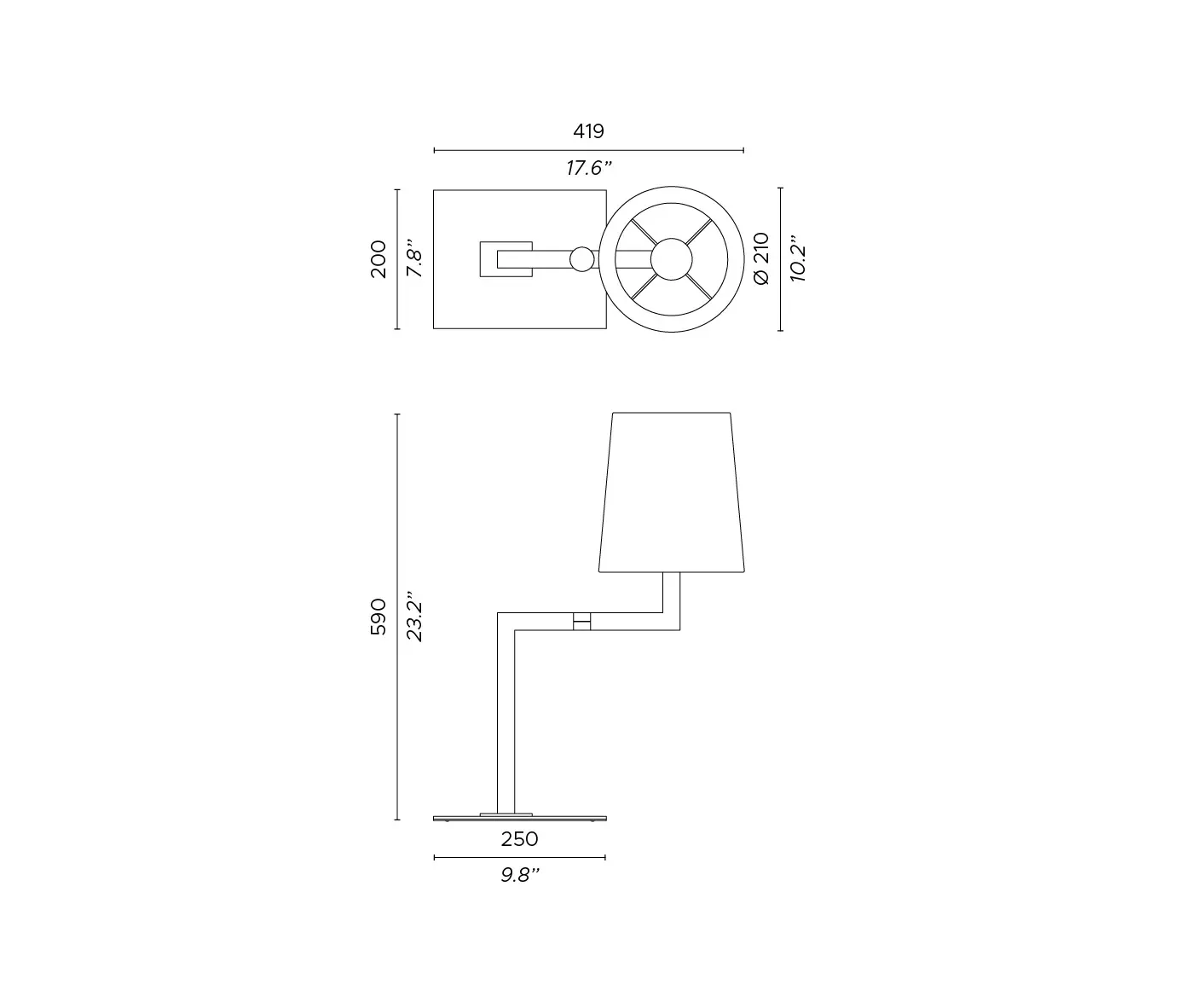 Contardi Lighting - TONDA TA DESK