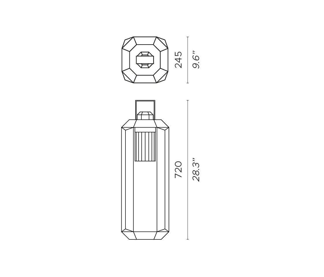 Contardi Lighting - CUBE SMALL OUTDOOR BATTERY