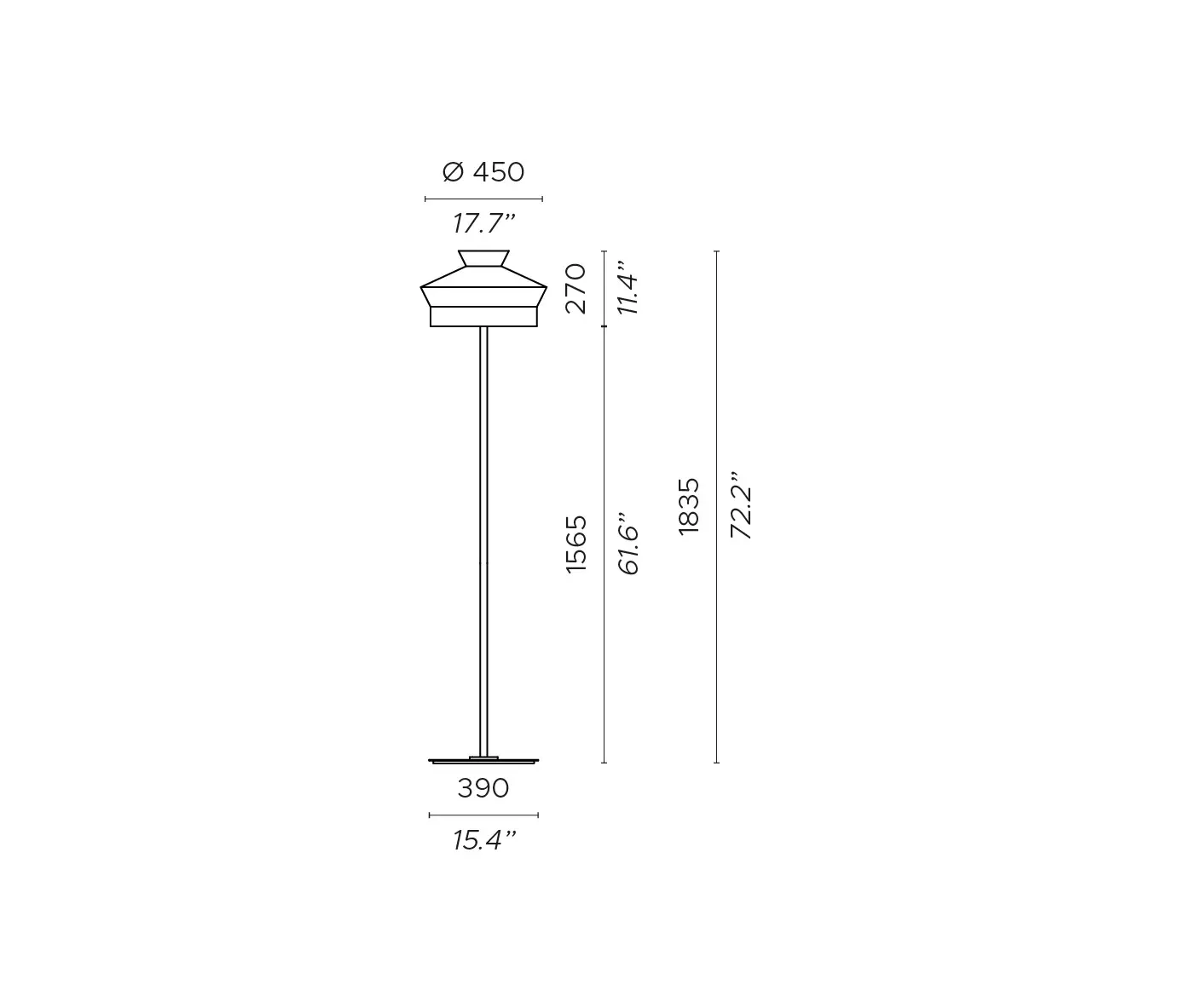 Contardi Lighting - CALYPSO FL GUADALUPE OUTDOOR