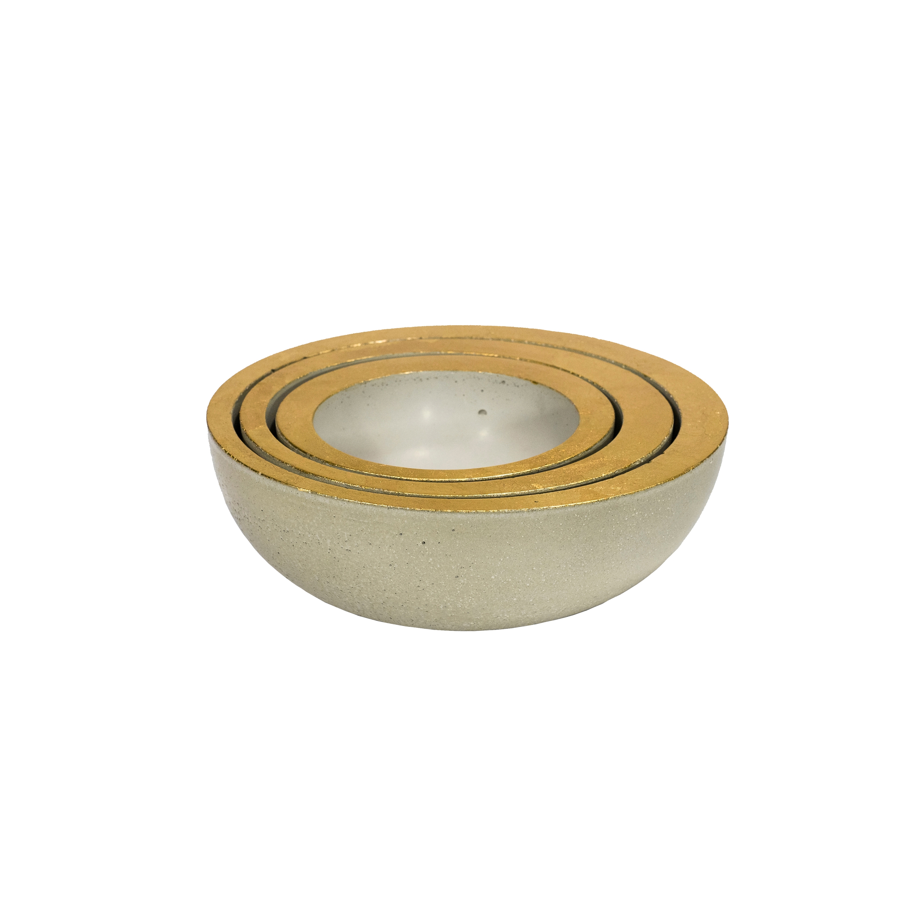 Afficher le produit St. Charles Nesting Bowls gold du fabricant VOLK