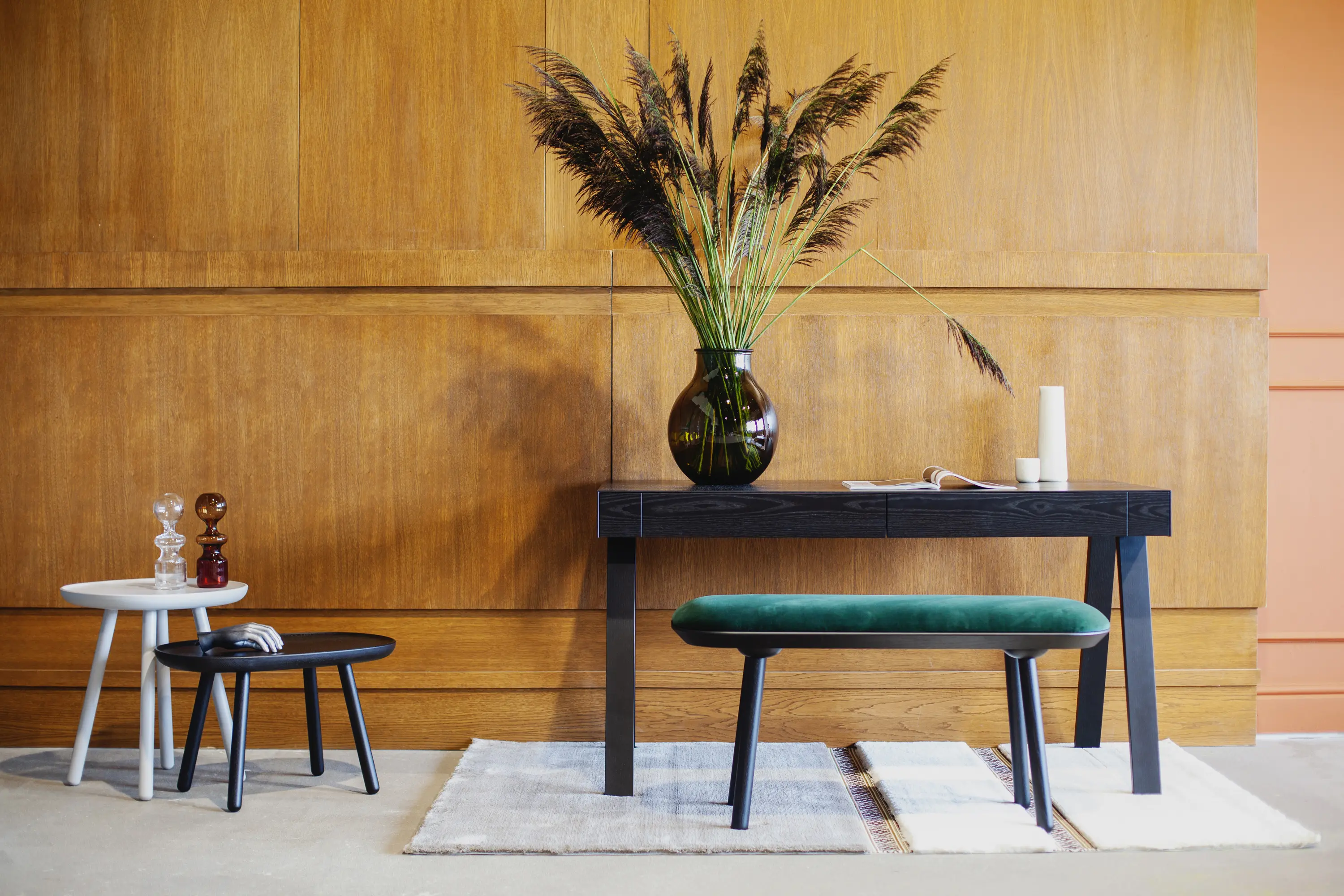 EMKO PLACE - 4.9 Writing Desk, 2 drawers, Lithuanian Ash