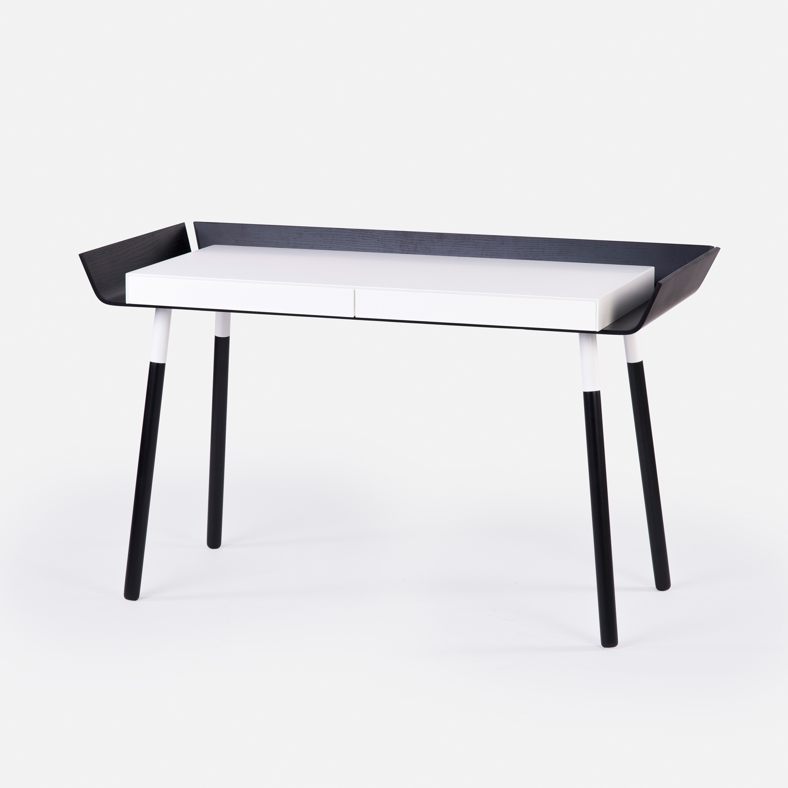 My Writing Desk, 2 drawers, black-white