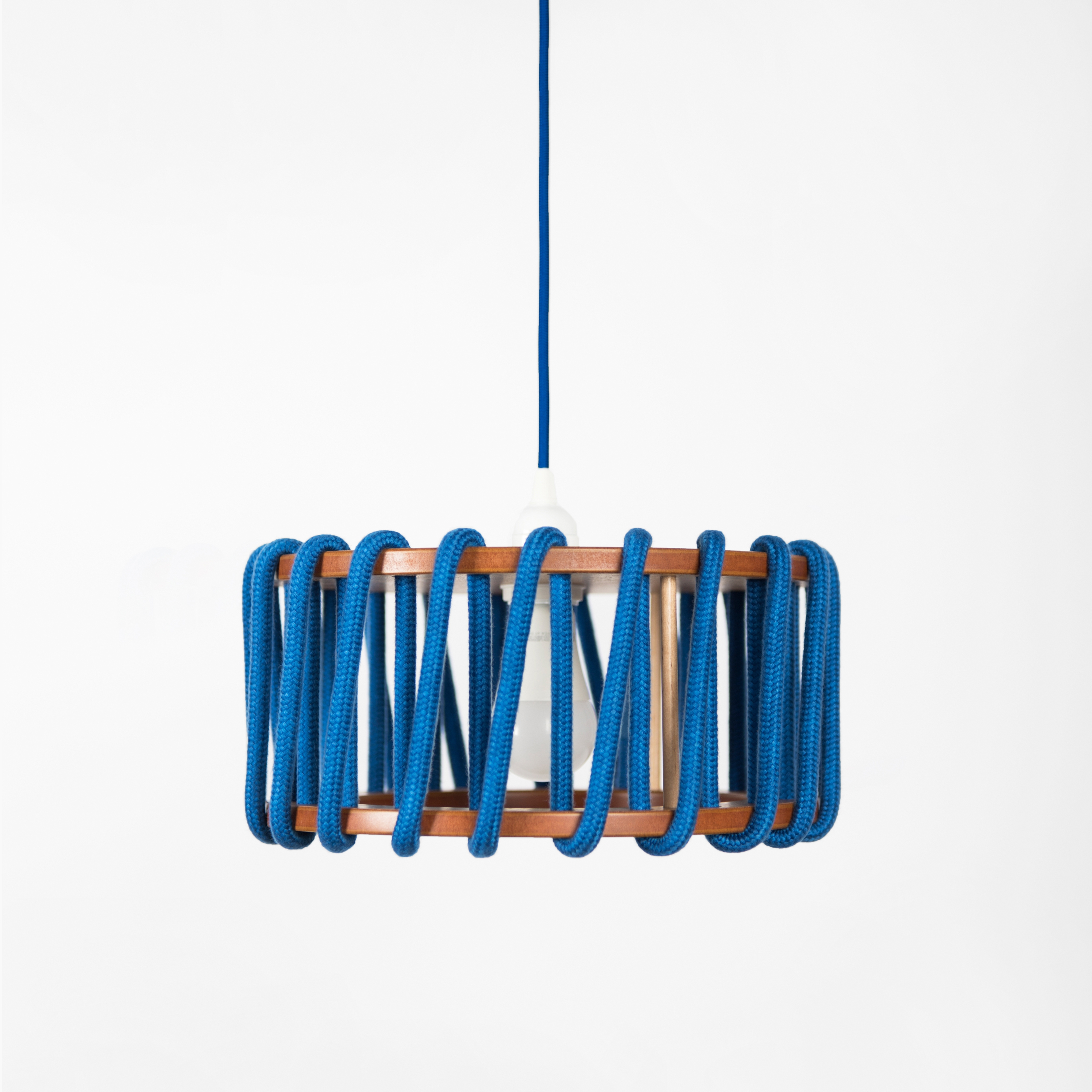 Macaron Pendelleuchte, bleu