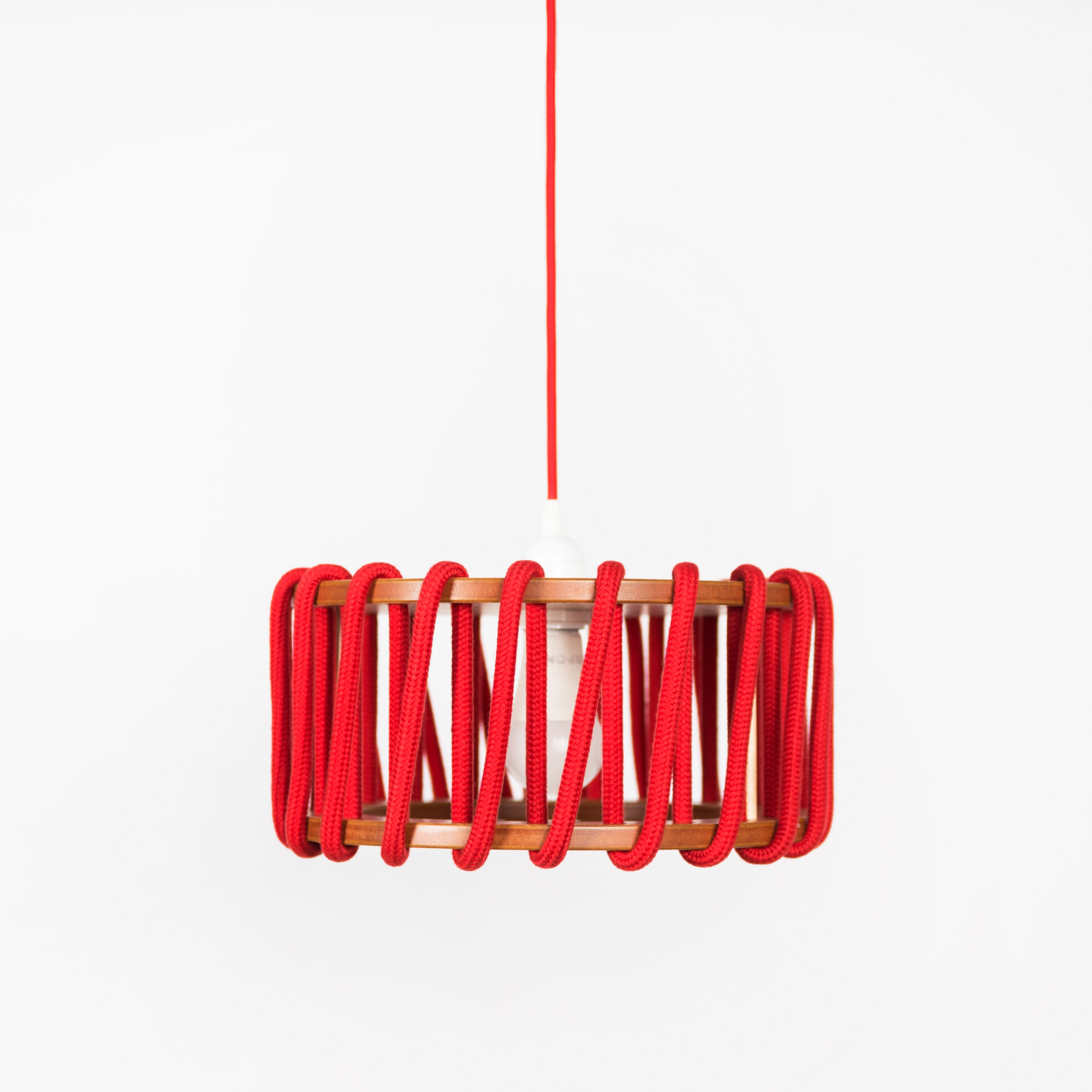 Macaron Pendelleuchte, rot