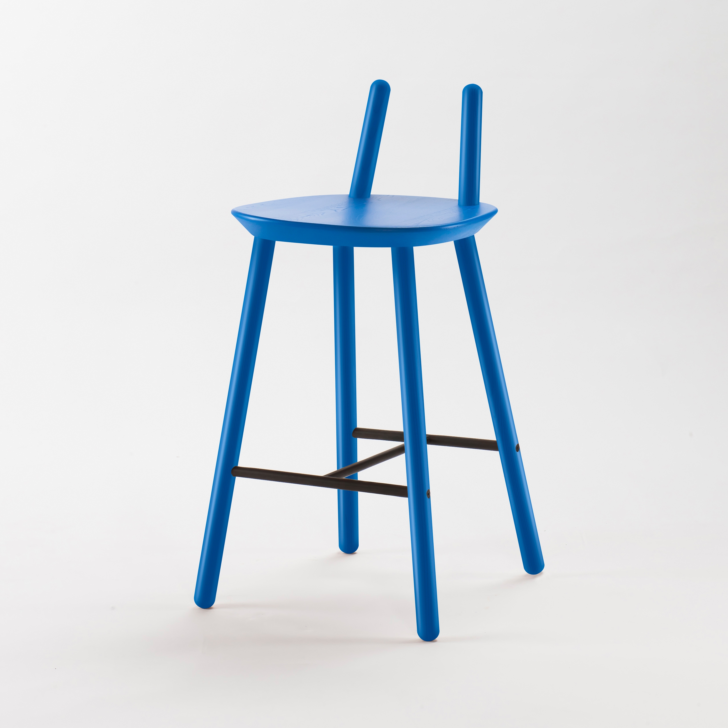 Naïve Semi Bar Chair, blue