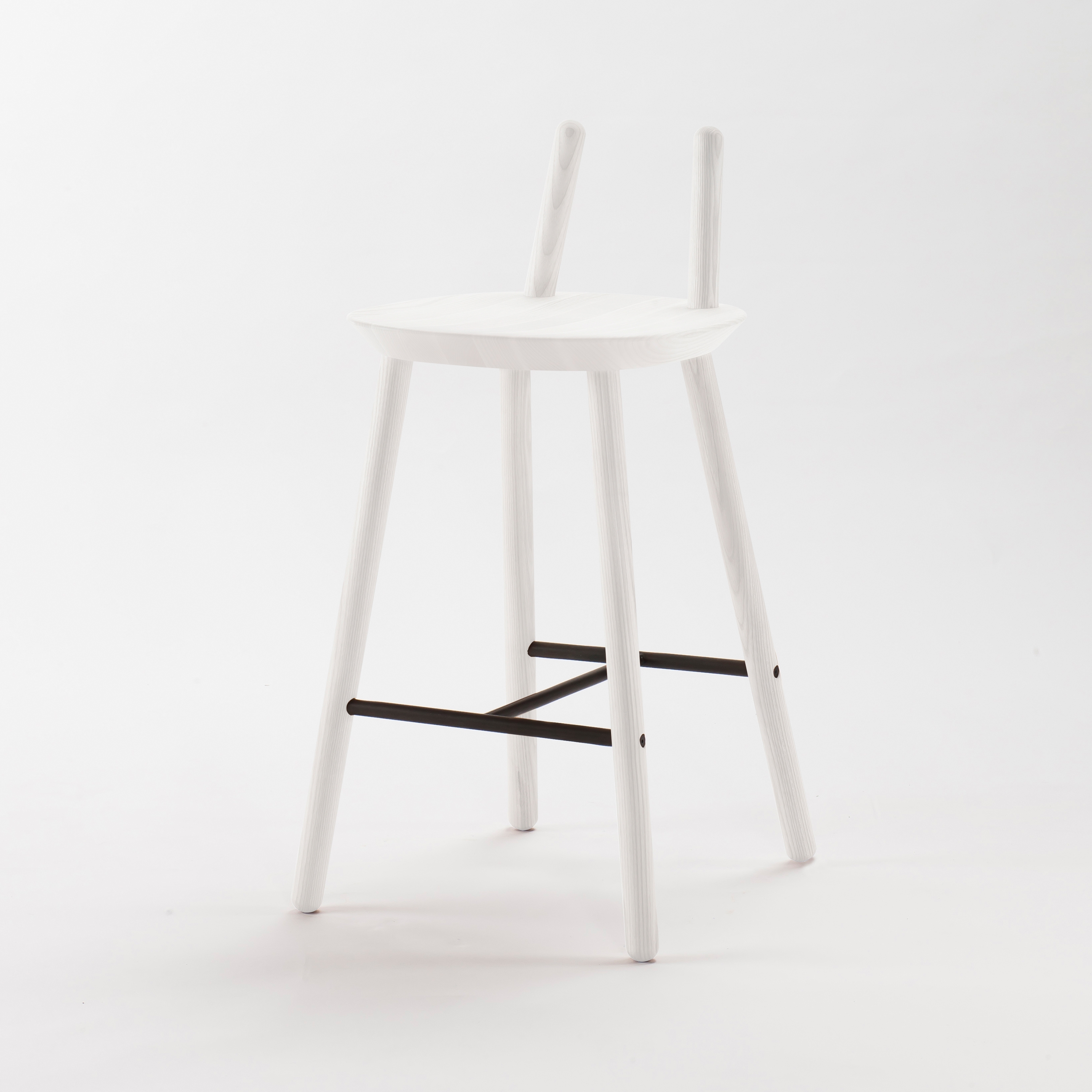 Naïve Semi Bar Chair, white