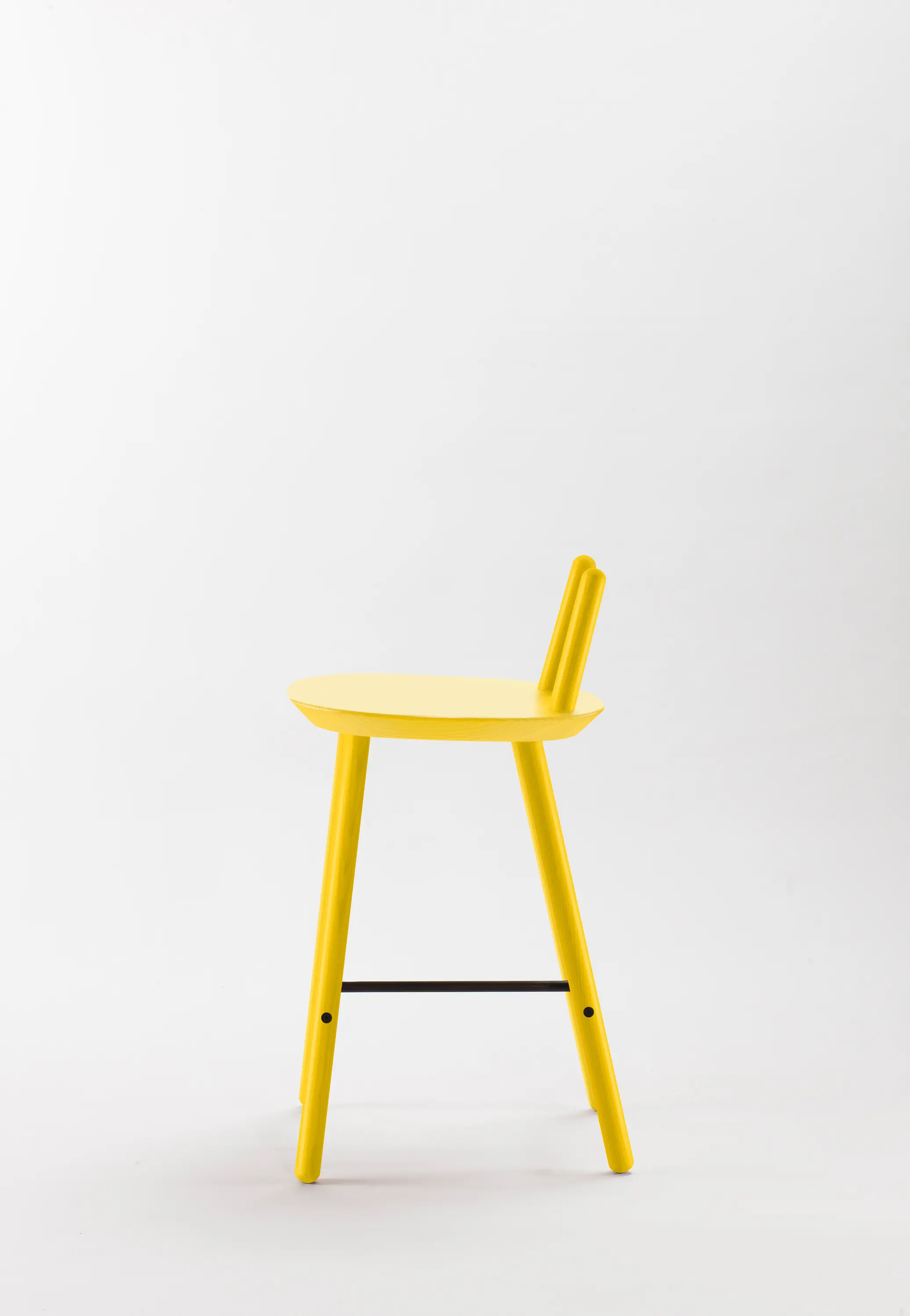 EMKO PLACE - Naïve Chaise de bar, jaune
