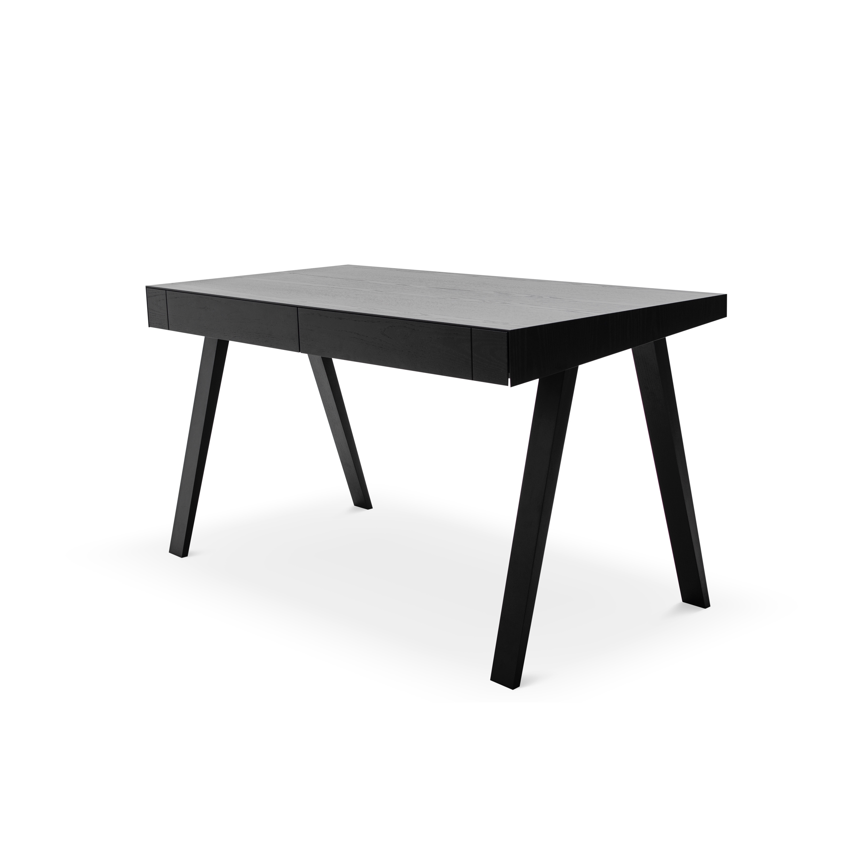 4.9 Writing Desk, 2 drawers, black