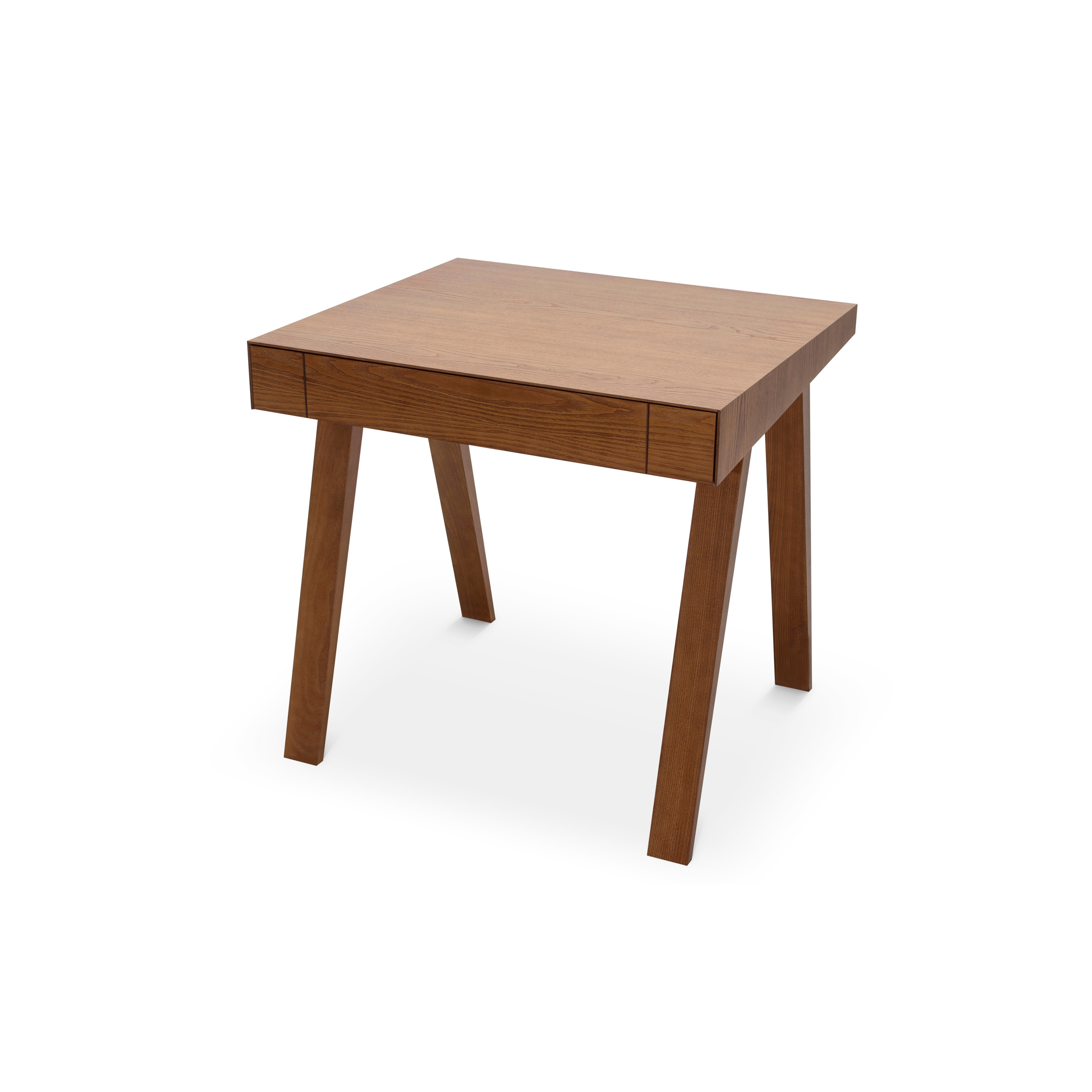 4.9 Writing Desk, 1 drawer, brown