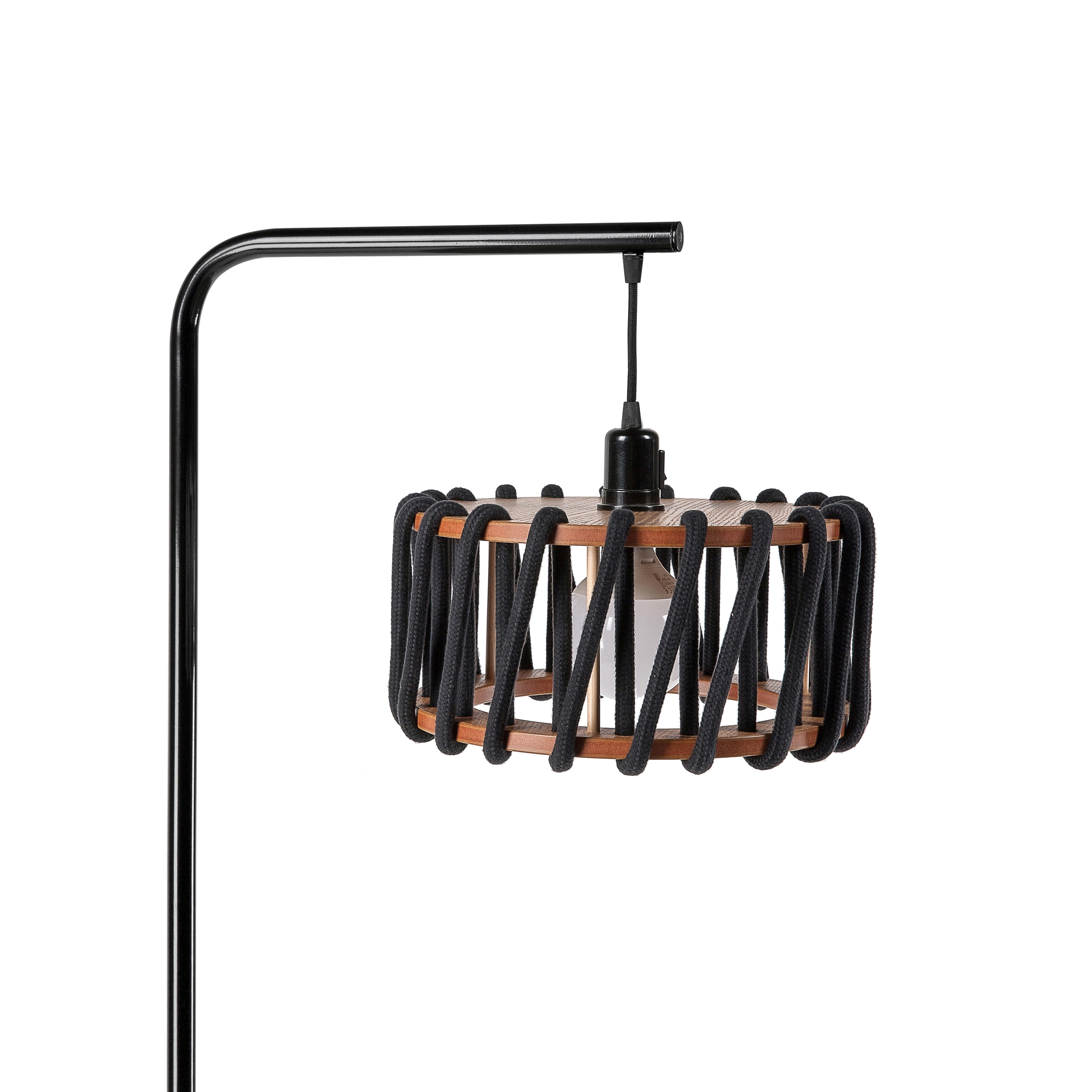 Macaron Stehlampe, schwarz