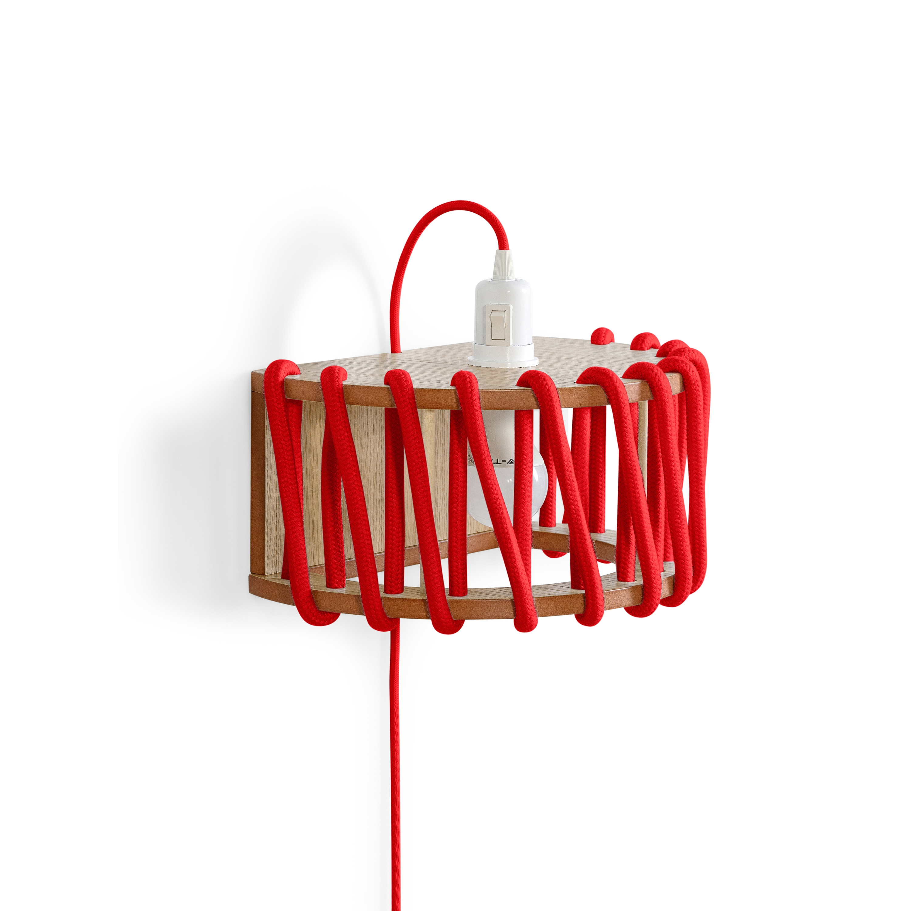 Macaron Wall Lamp, red