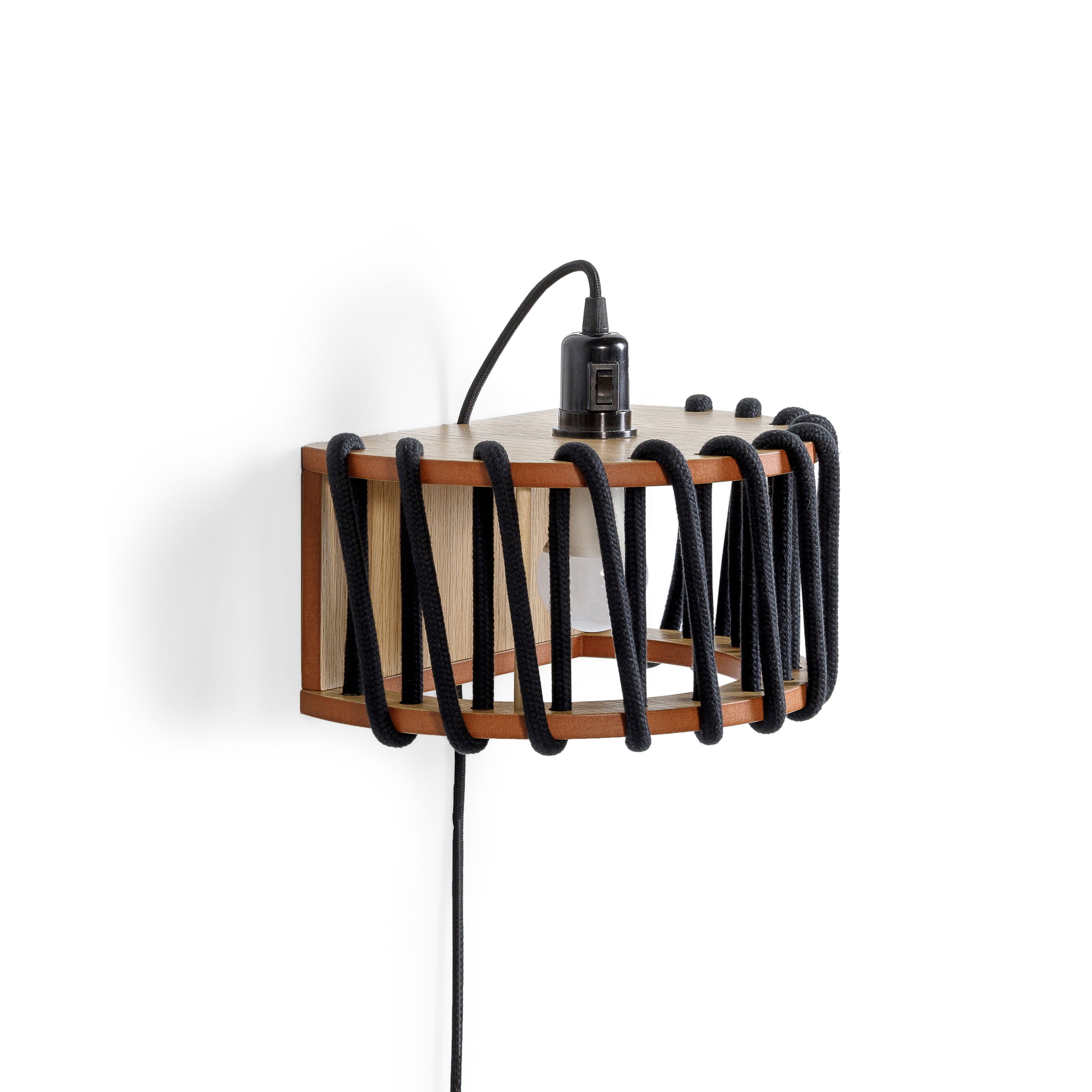 Macaron Wall Lamp, black