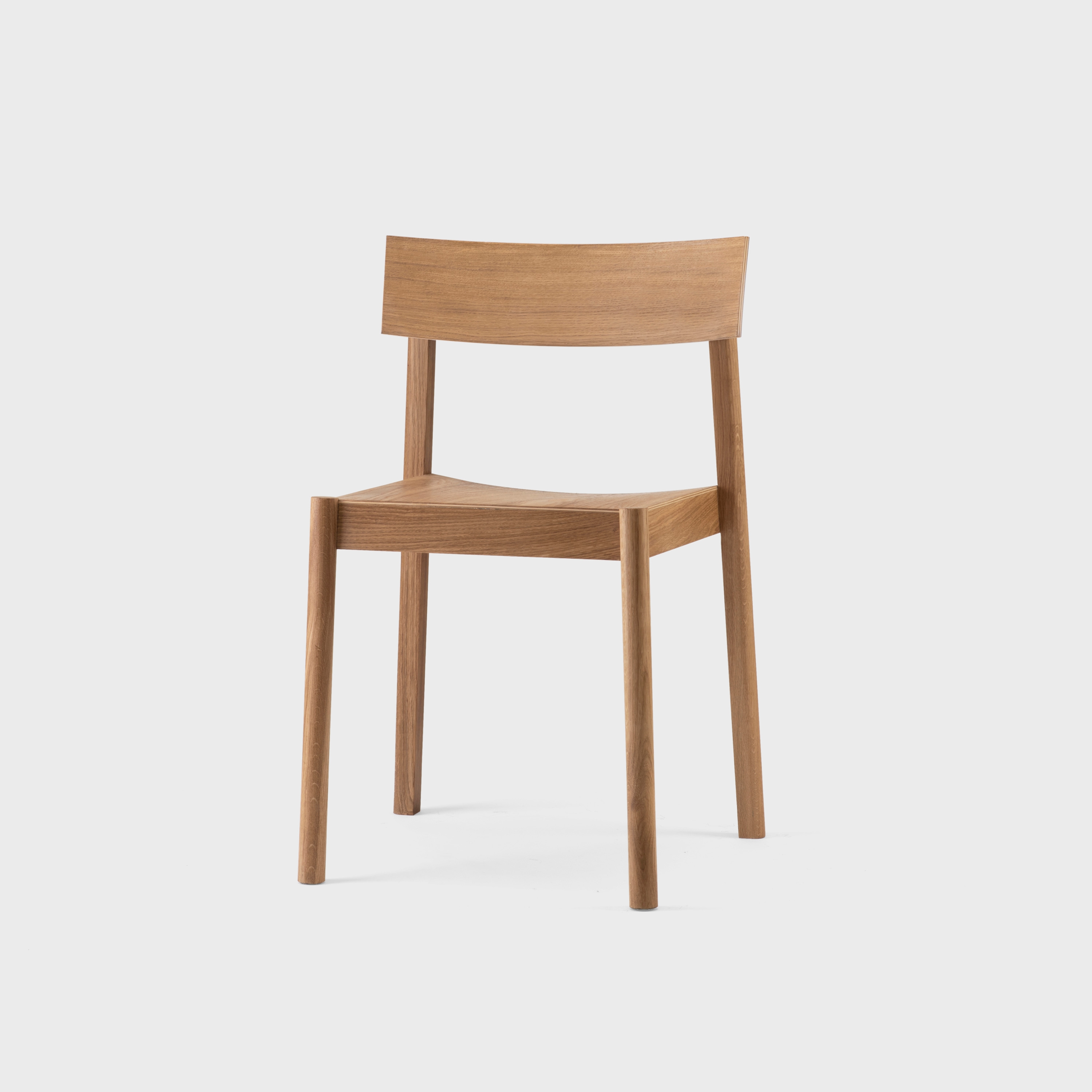 Citizen Chair, rectangular backrest, oak, natural oil
