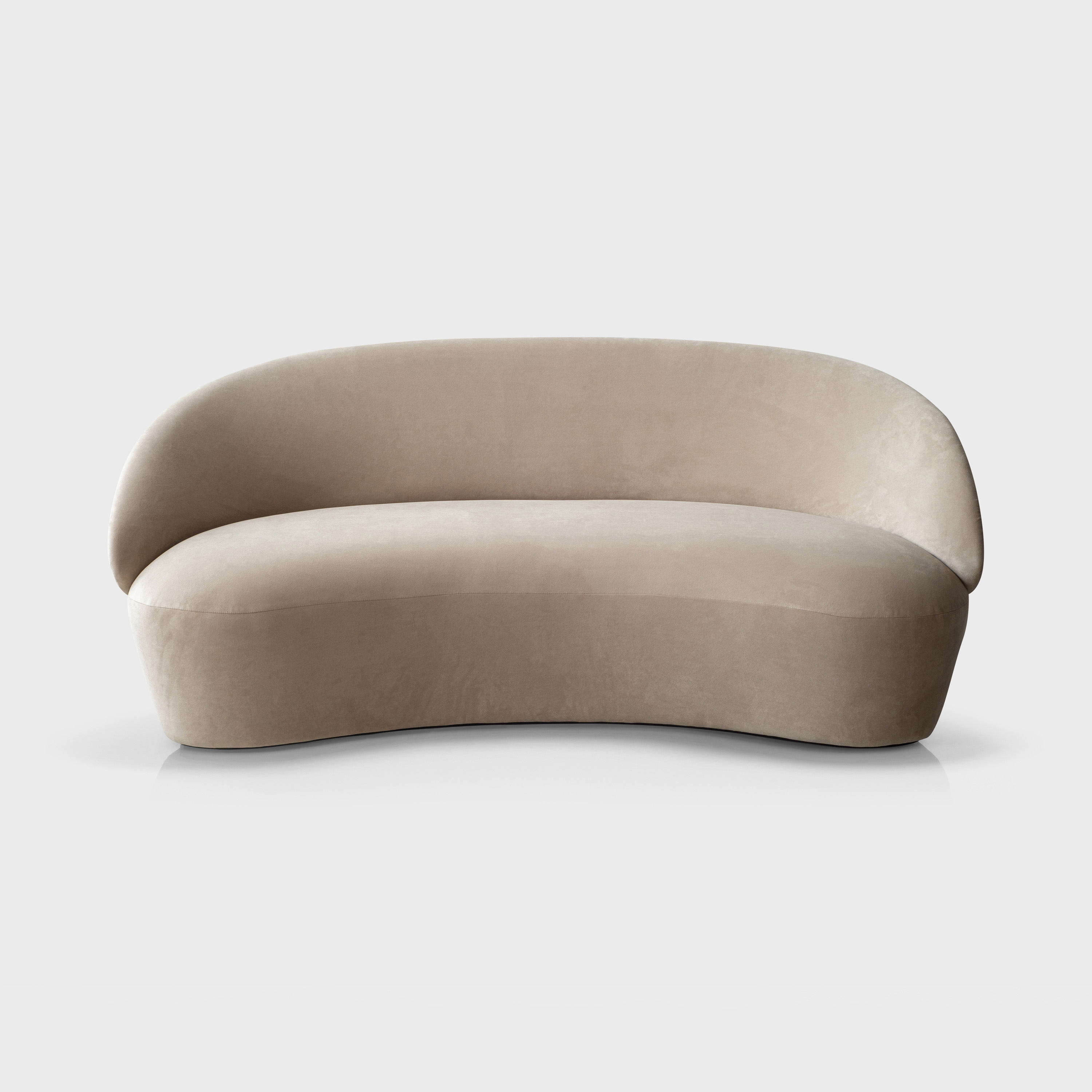 Naïve Sofa 2-seater, beige Textum Avelina velour fabric