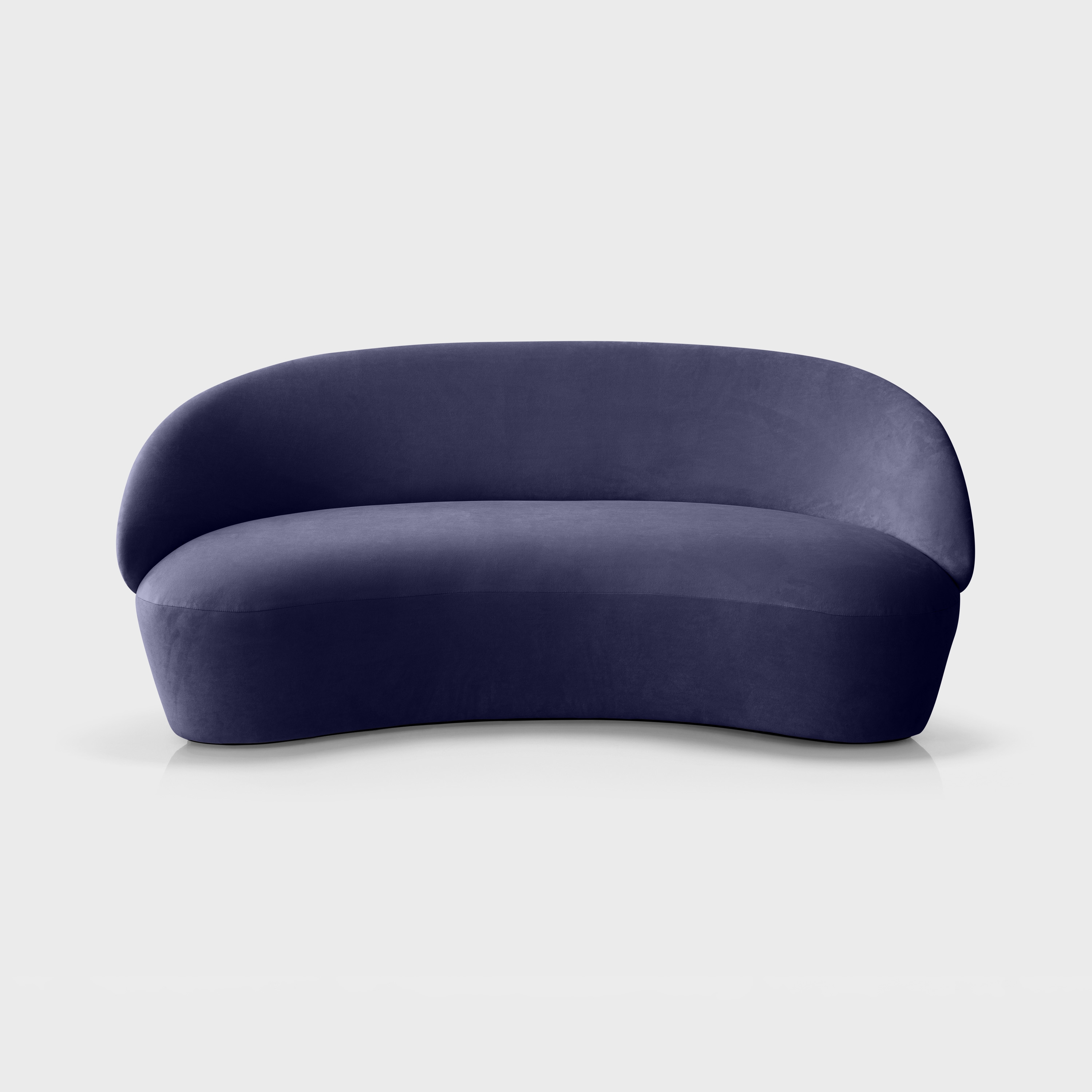 Naïve Sofa 2-seater, blue Textum Avelina velour fabric
