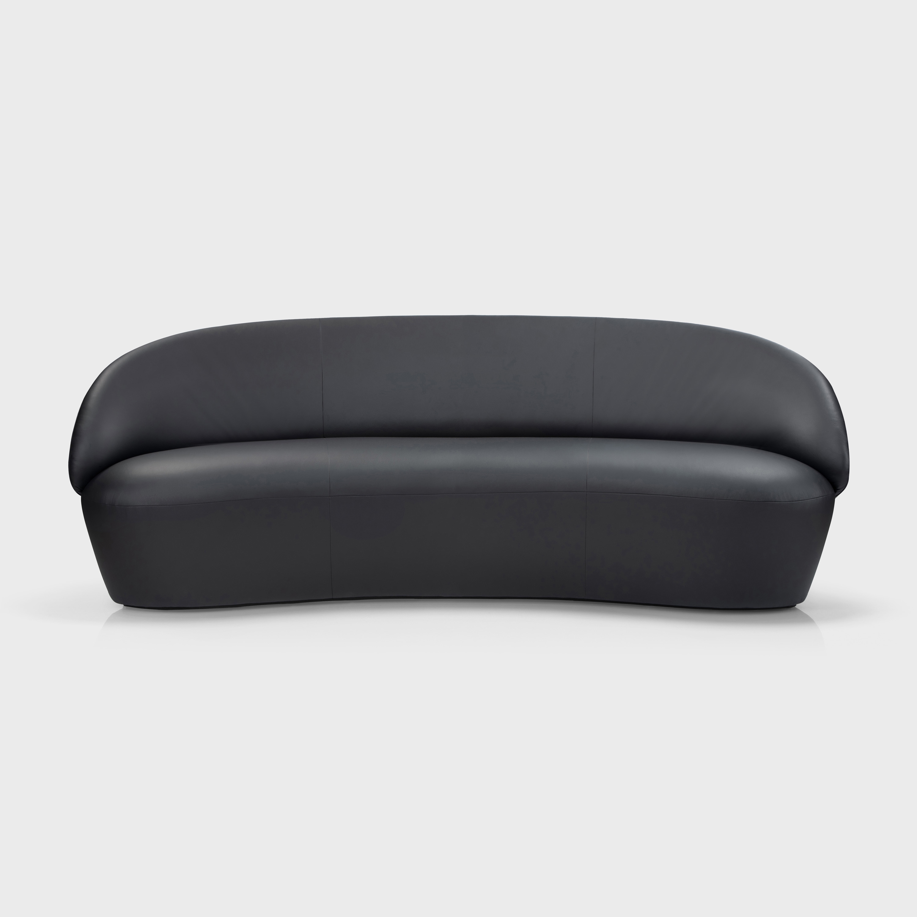 Naïve Sofa 3-seater, Lambada black leather