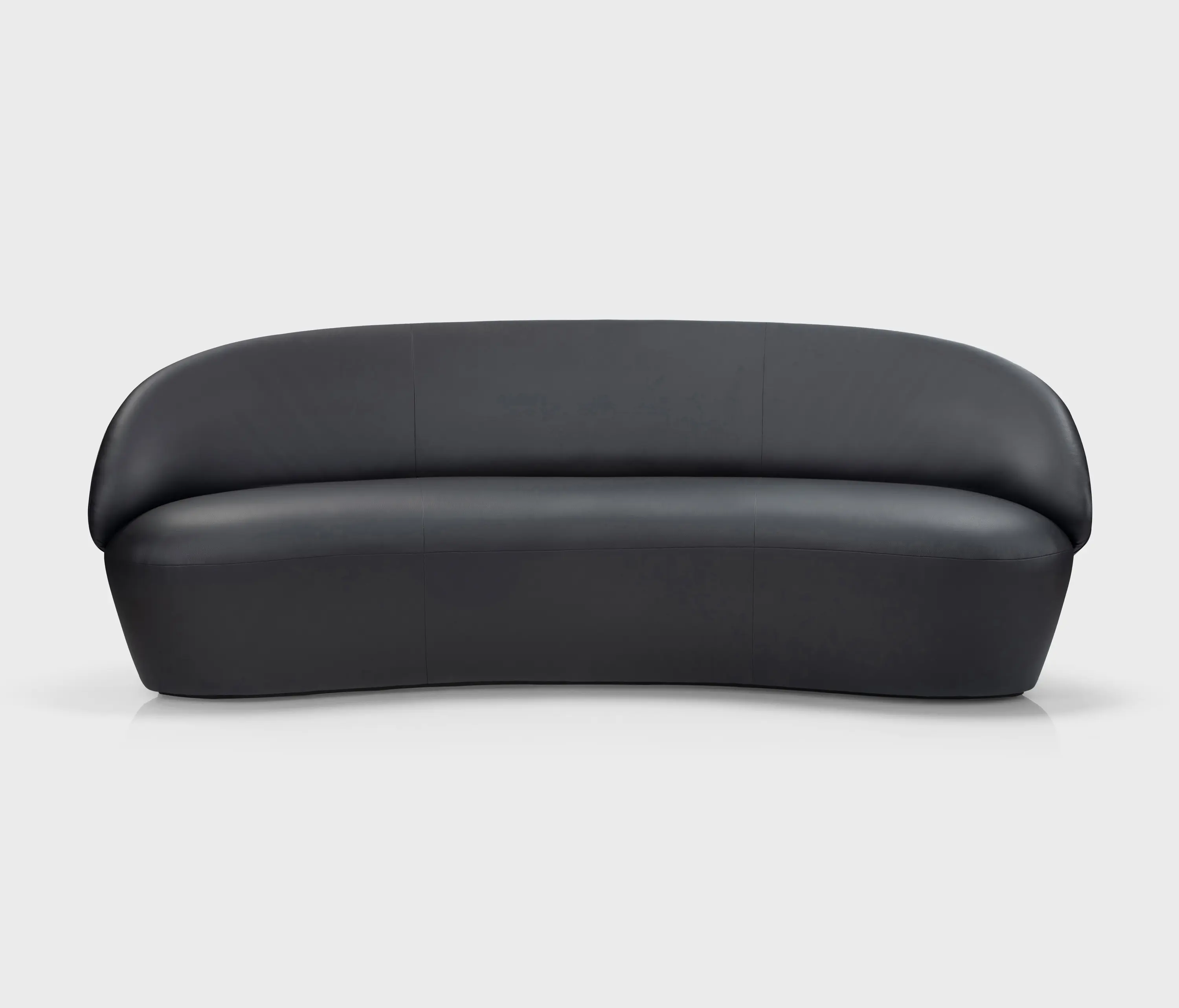 EMKO PLACE - Naïve Sofa 3-seater, Lambada black leather