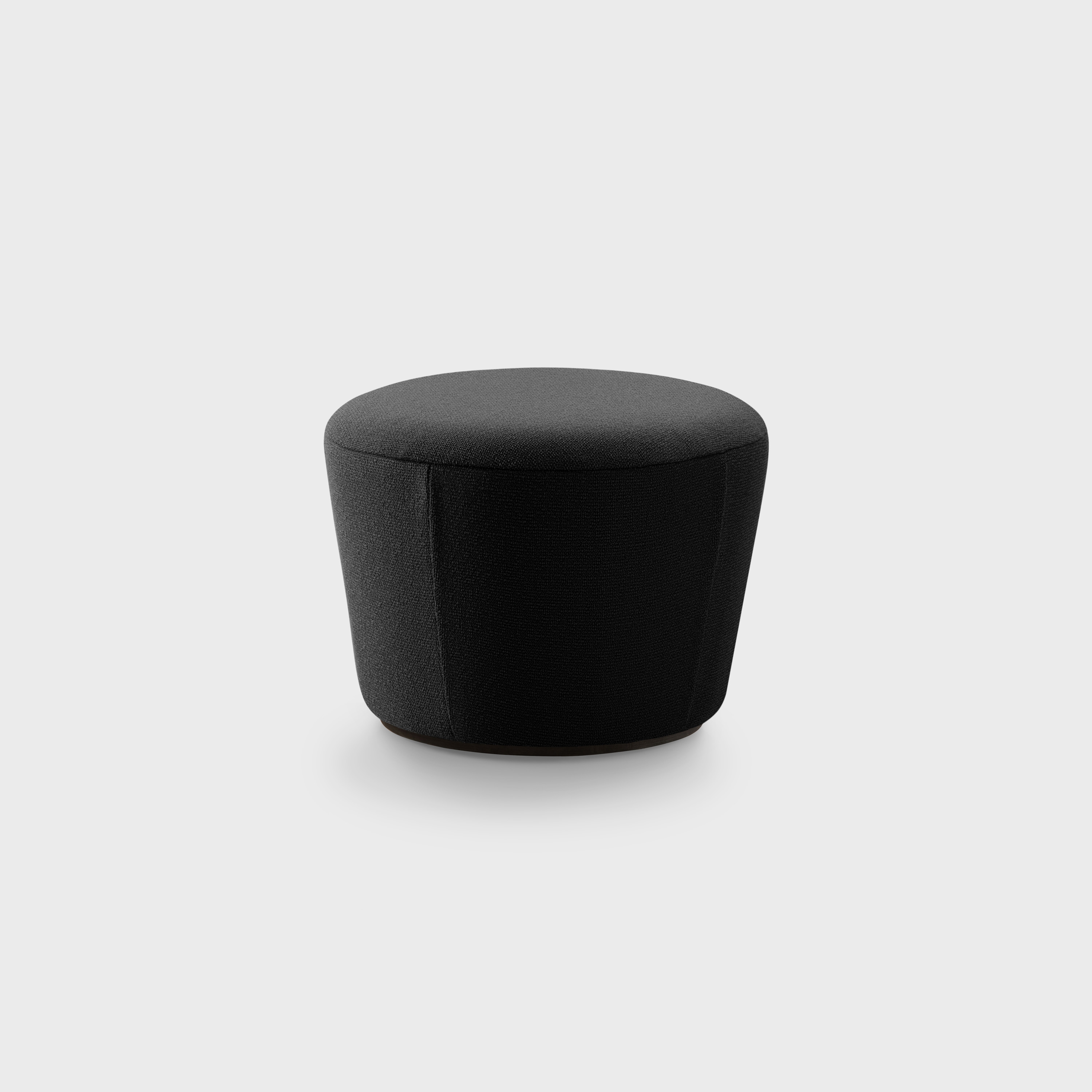 Mostra il prodotto Naïve Pouf D520, black, Camira Yordale fabric del produttore EMKO PLACE