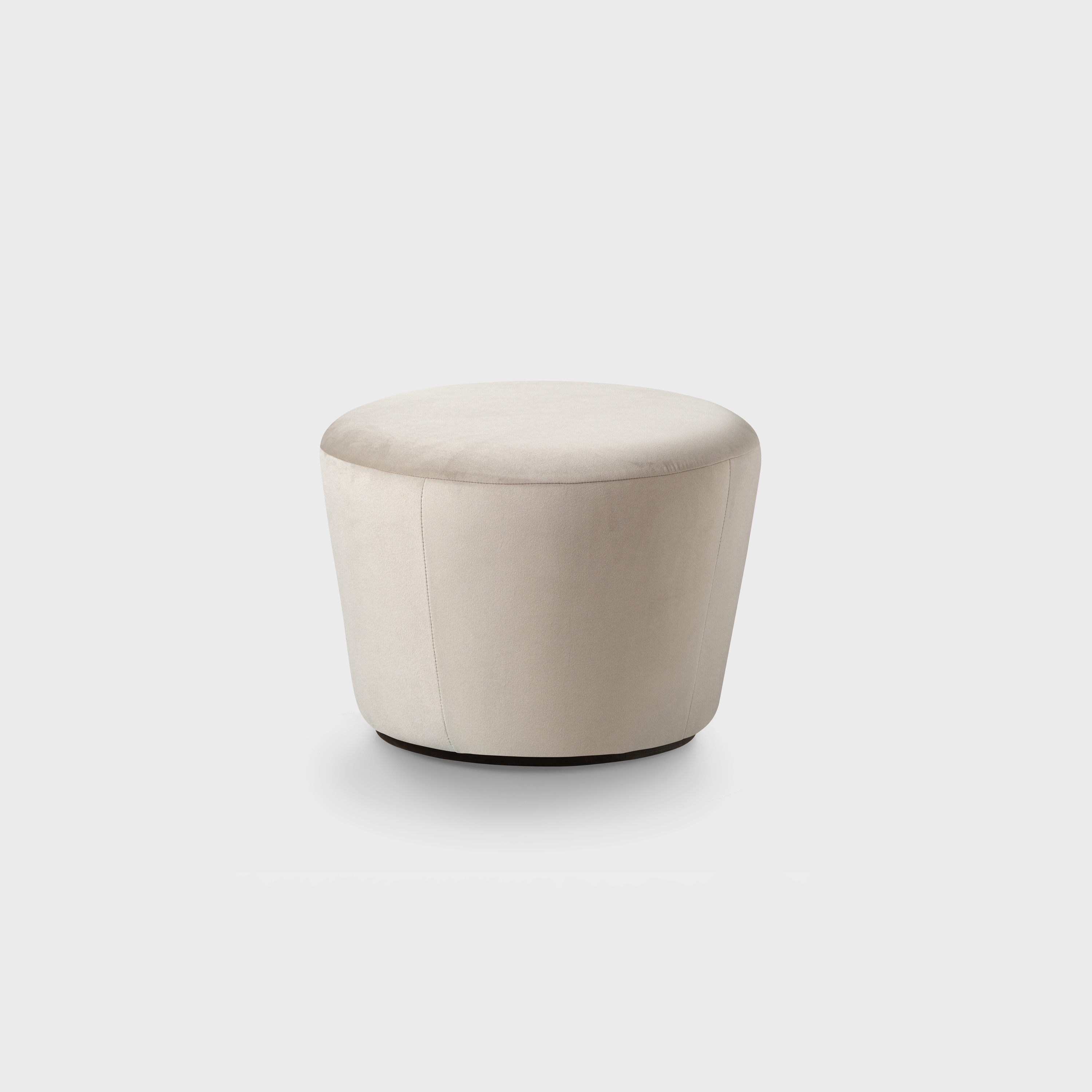 Naïve Pouf, D520, beige Textum Avelina Veloursstoff