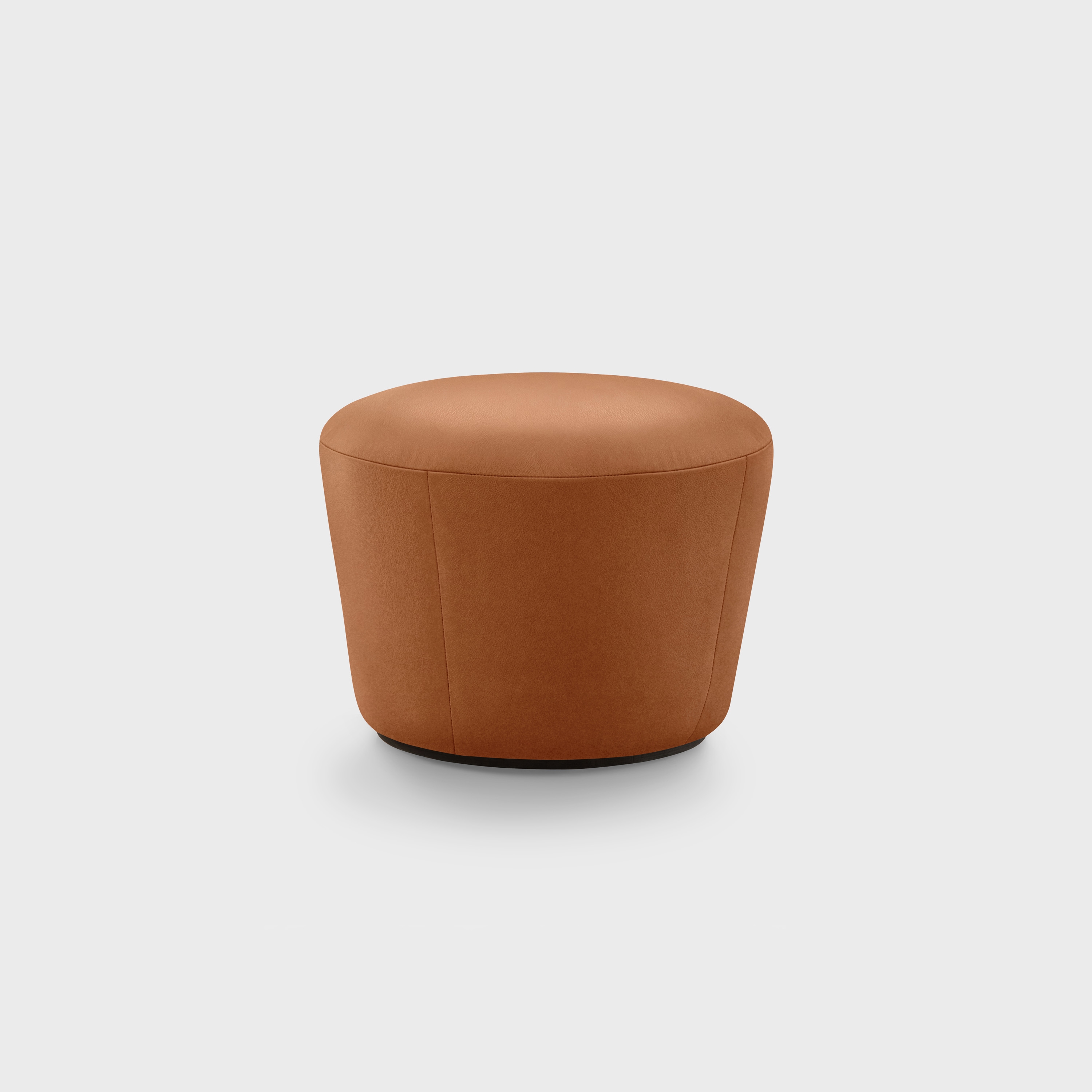 Naïve Pouf D520, Hulst dark brown leather