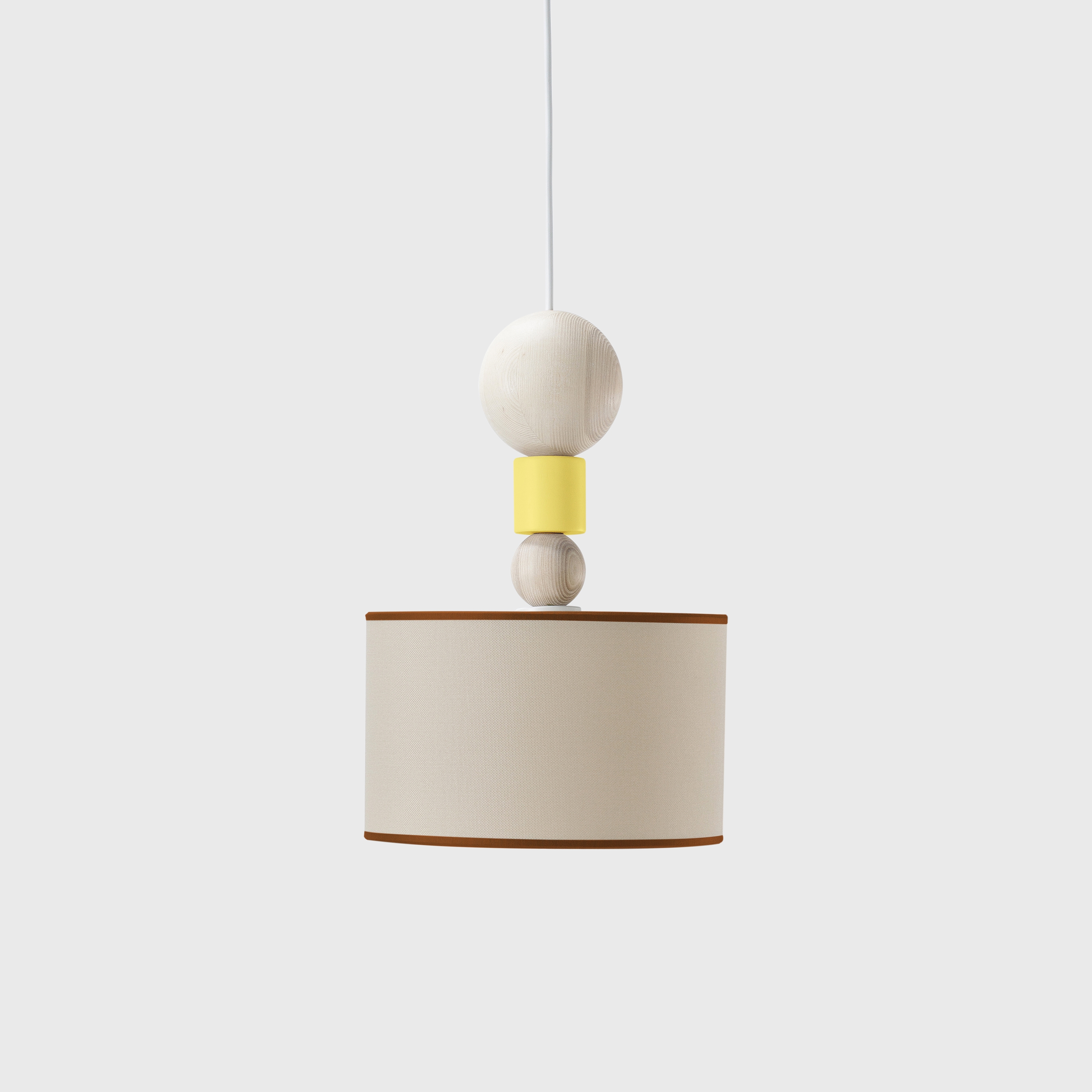 Spiedino Pendant Lamp, D24, yellow/brown