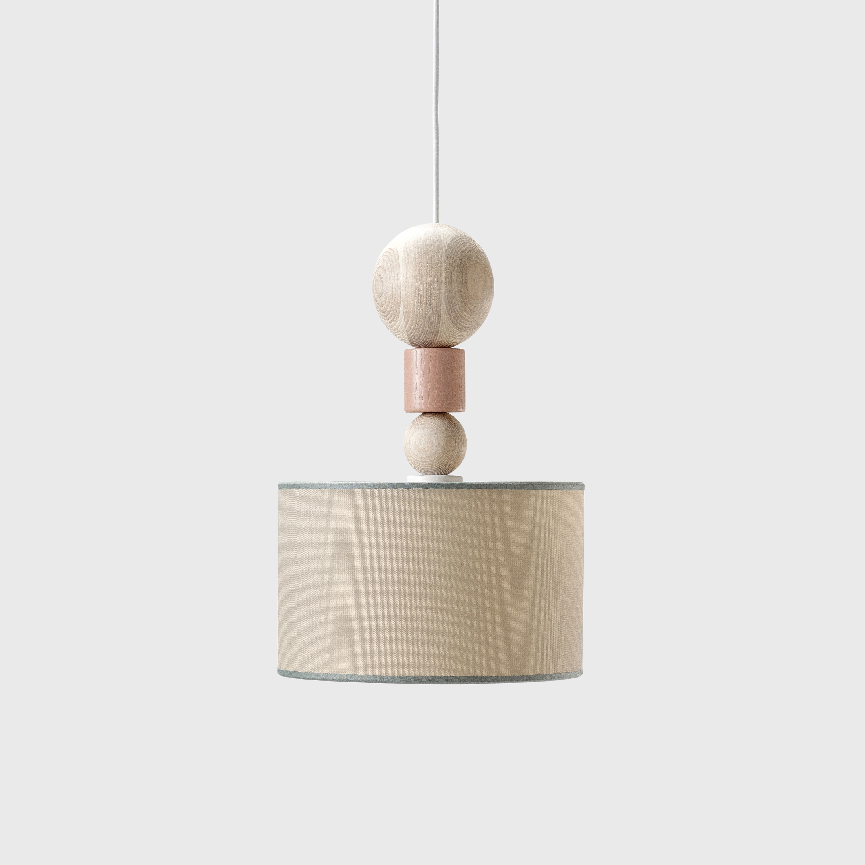 Spiedino Pendant Lamp, D24, pink/grey