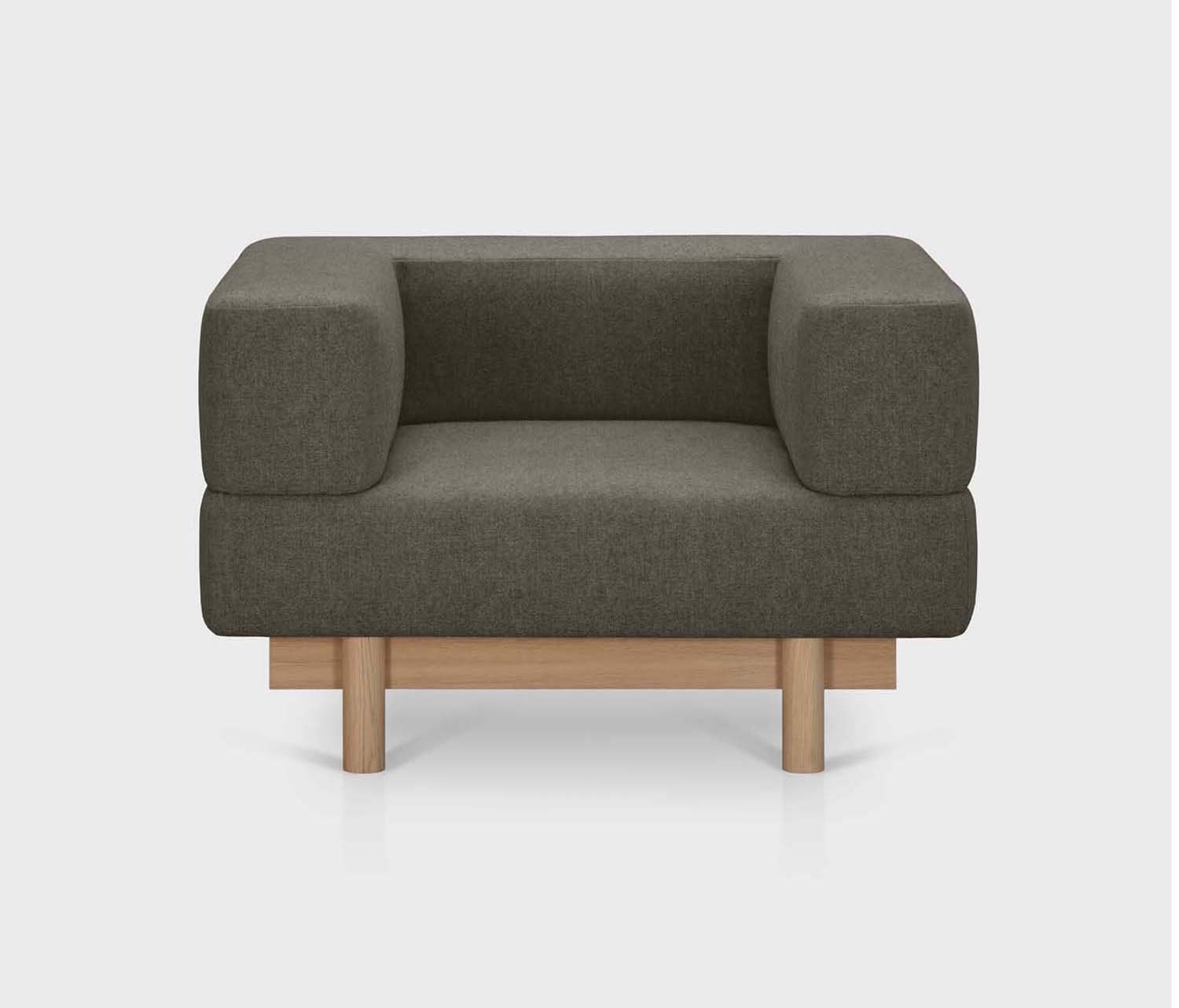 Alchemist Armchair, Grey/Camira