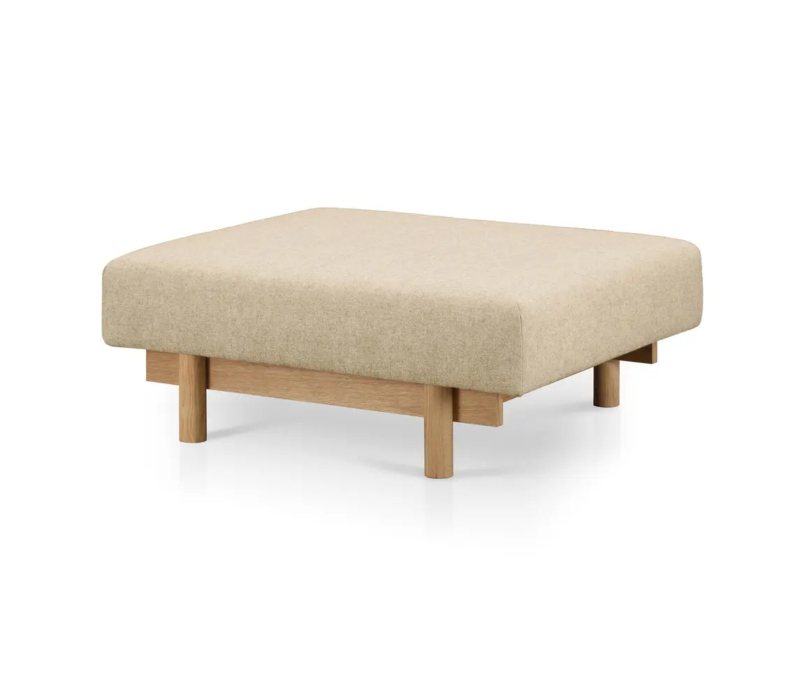 EMKO PLACE - Alchemist Pouf, Beige/Camira